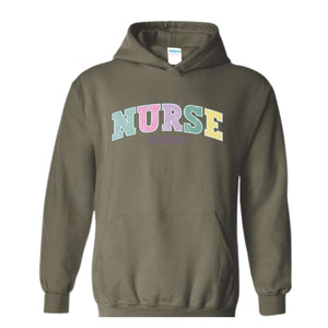 Nurse Bunny Hoodie , Cute Nurse Hoodie , Easter Nurse, Nurse Easter Hoodie , Nurse Appreciation, Nurse Life, Easter Squad