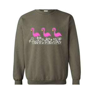 Animal Tropical Bird Pink Flamingo Sweatshirt, Flamingo Lover , Pink Flamingo Tee, Flamingo Lover Gift