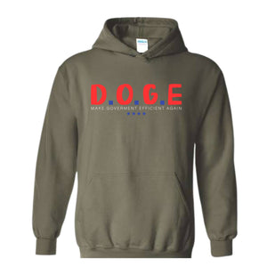 DOGE Department of Government Efficiency Sweatshirt, Trump Musk Hoodie, Political Hoodie, D.O.G.E Hoodie, Funny Mom Hoodie