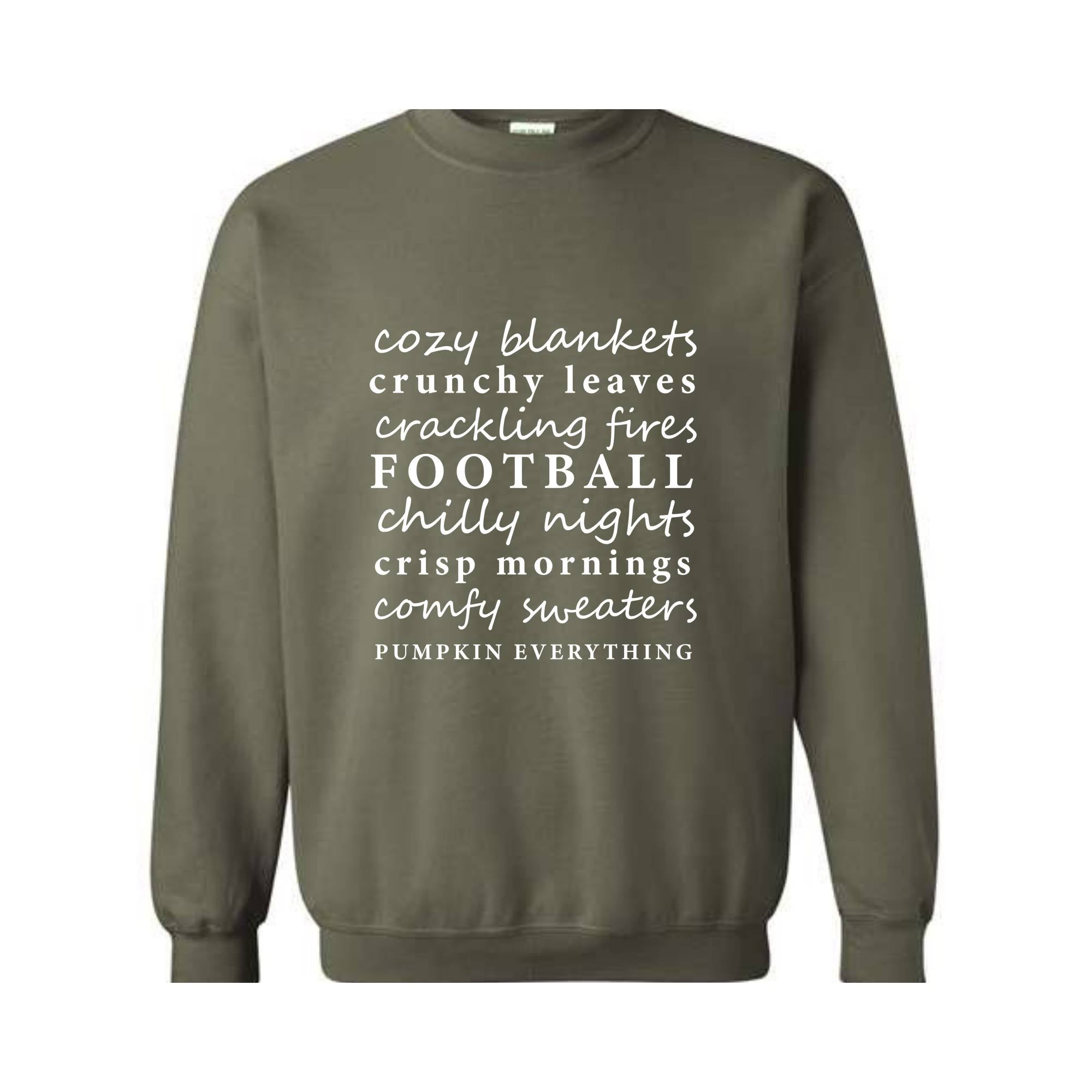 Fall Sweatshirt, Cozy Blankets Crunchy Leaves Hoodie, Autumn Season Sweater, Thanksgiving Gifts, Autumn Sweatshirt