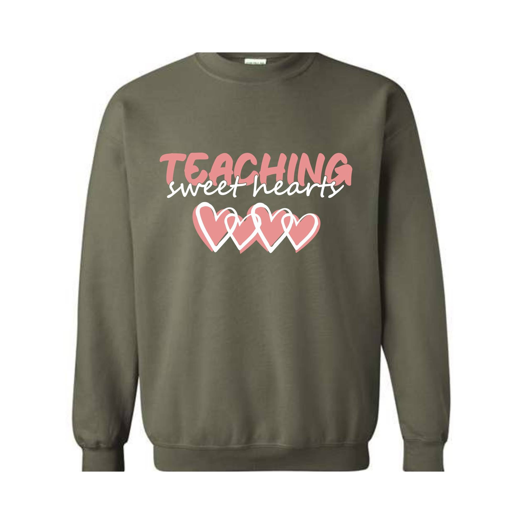 Teaching Sweethearts Valentines Sweatshirt, Teacher Life Sweatshirt, Valentines Day Sweatshirt, Valentines Day Gifts