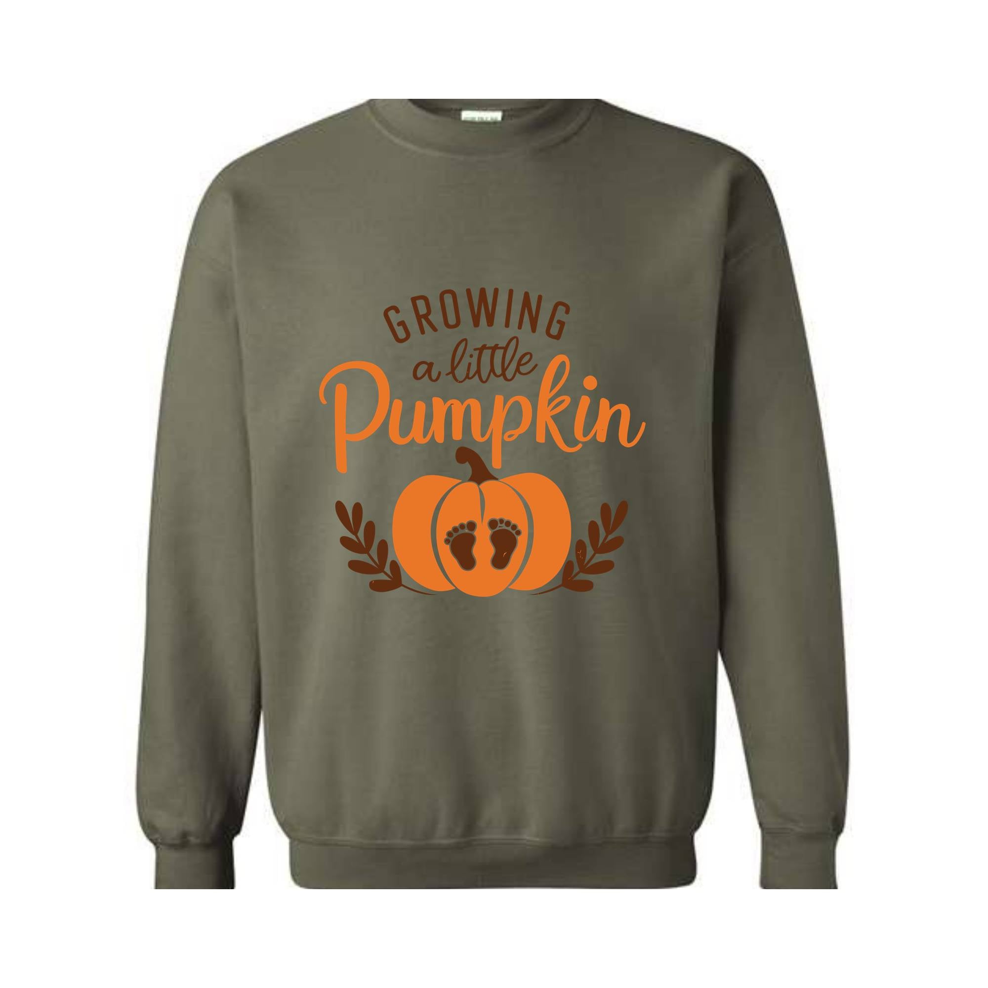 Growing A Little Pumpkin Fall Maternity Sweater, Pregnancy Thanksgiving Sweatshirt ,Fall Pregnancy Announcement Gift ,Pregnancy Reveal