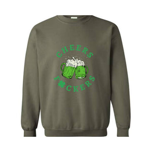 Cheers Fuckers Sweatshirt, St. Patrick's Day Sweater, Lucky Hoodie, Paddy's Day Shirt, Irish Gifts, Shamrock Sweater