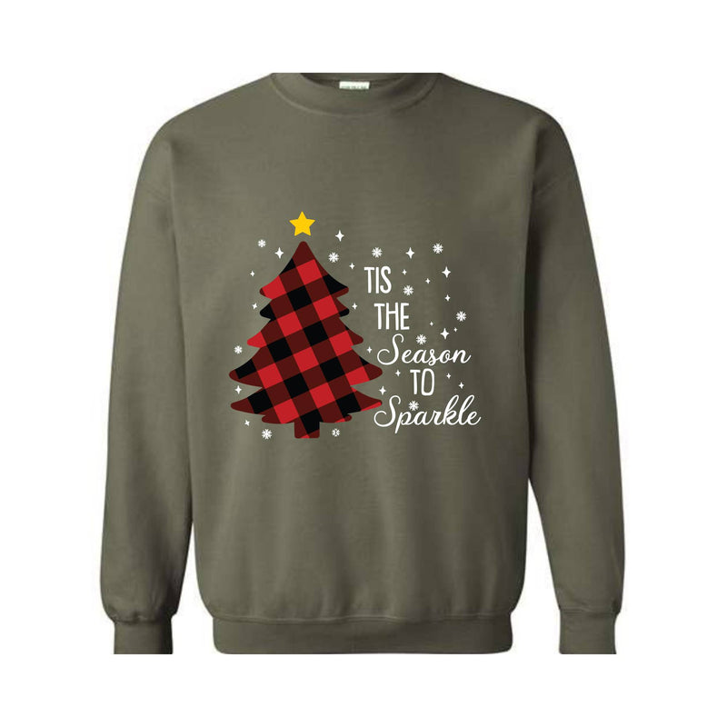 Tis The Season To Sparkle Sweatshirt, Merry Christmas Sweatshirt, Holiday Sweater, Holiday Sweatshirt, Christmas Gifts