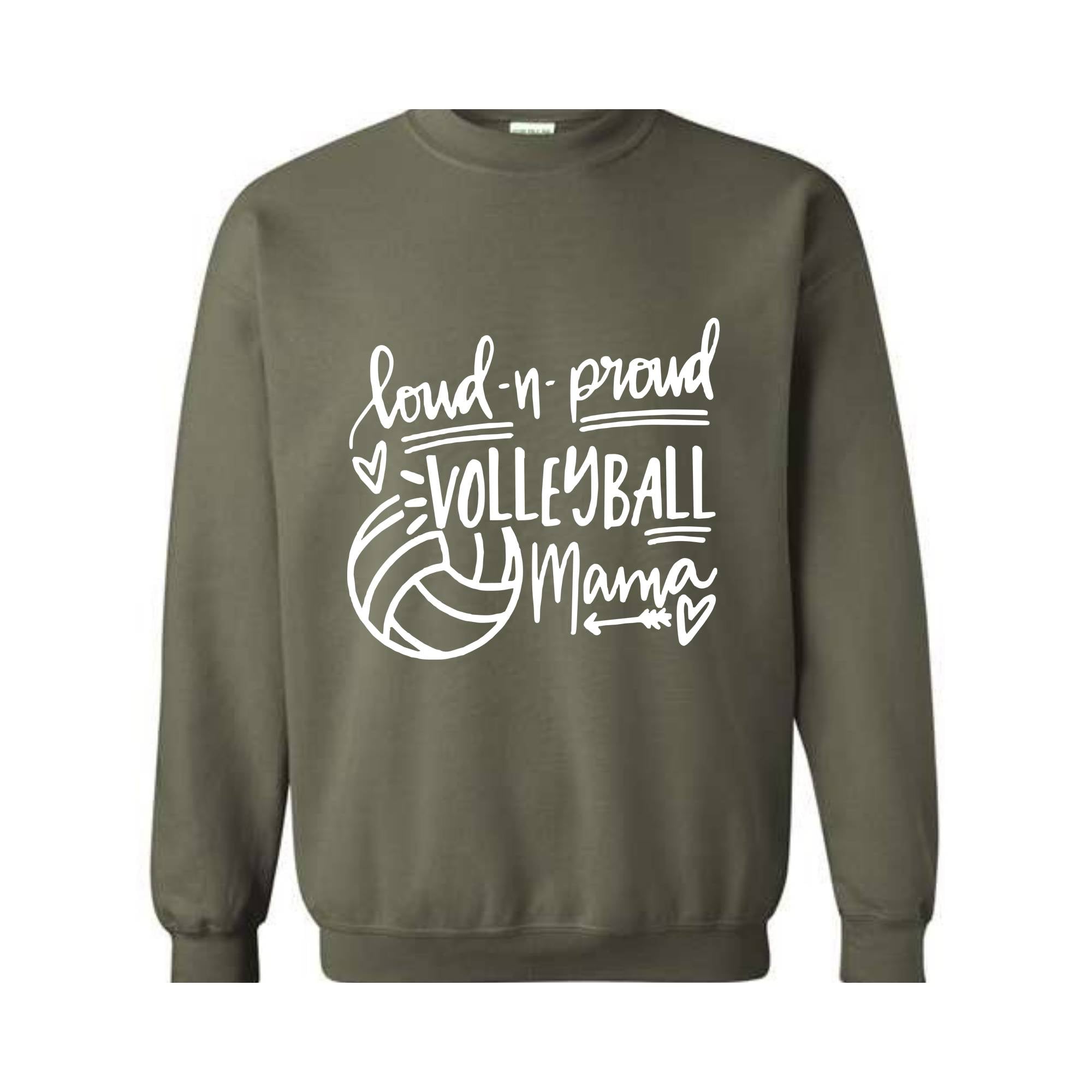 Volleyball Mom Shirts - Volleyball Shirts - Volleyball Tees - Loud and Proud Volleyball Mom Shirts - Sports Mom Tees - Biggest Fan Shirts