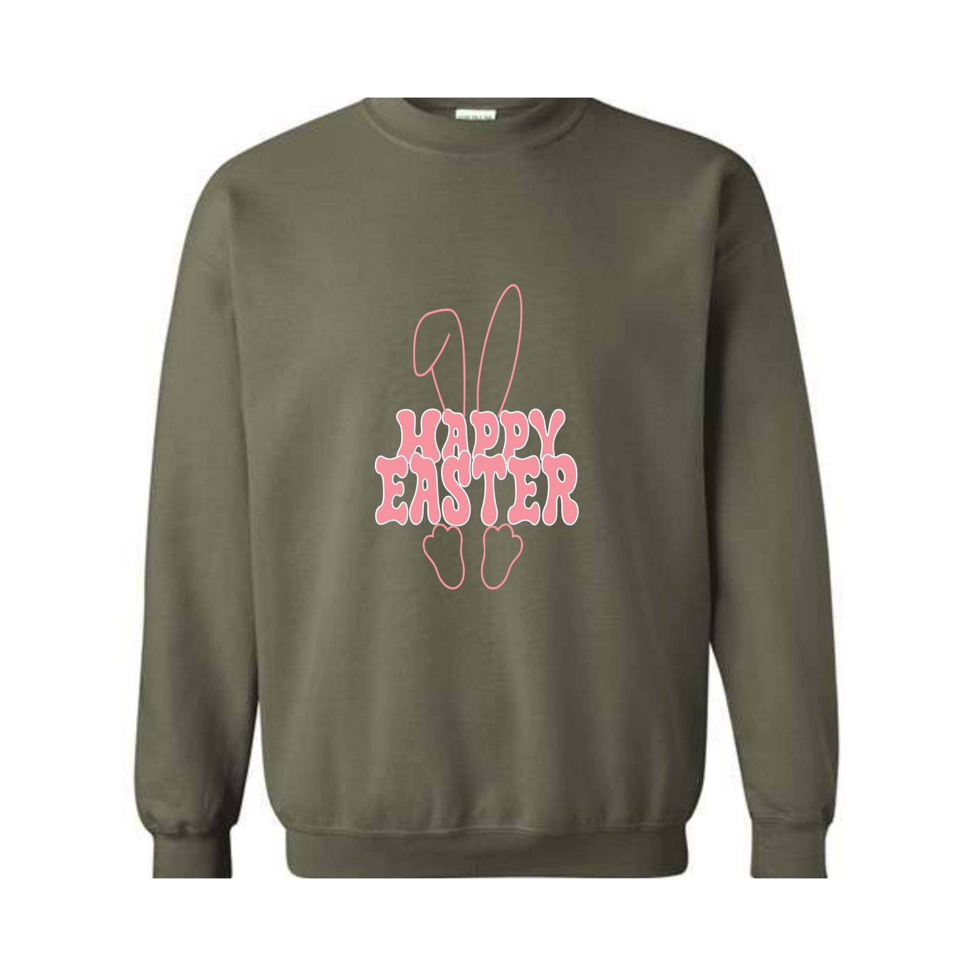 Happy Easter Sweatshirt, Easter Bunny Sweater, Cute Bunny Hoodie, Christian Easter Sweater, Easter Egg Hoodie