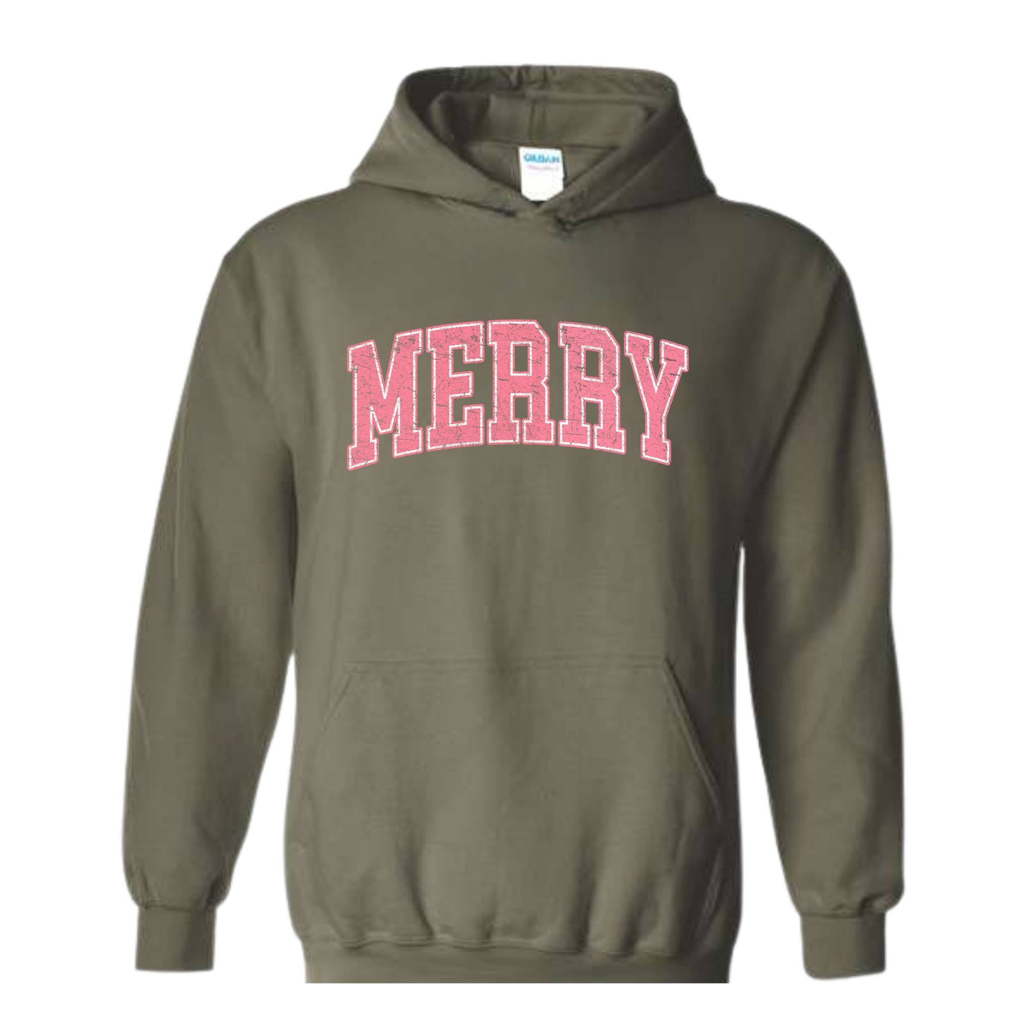 Merry Sweatshirt, Christmas Sweatshirt, Holiday Sweater, New Year Shirt, Christmas Party Outfit, Christmas Crewneck, Women Christmas Gift