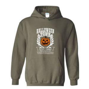 Halloween Town University Hoodie, Halloween Town EST 1998 Hoodie, Halloween Hoodie, Fall Hoodie