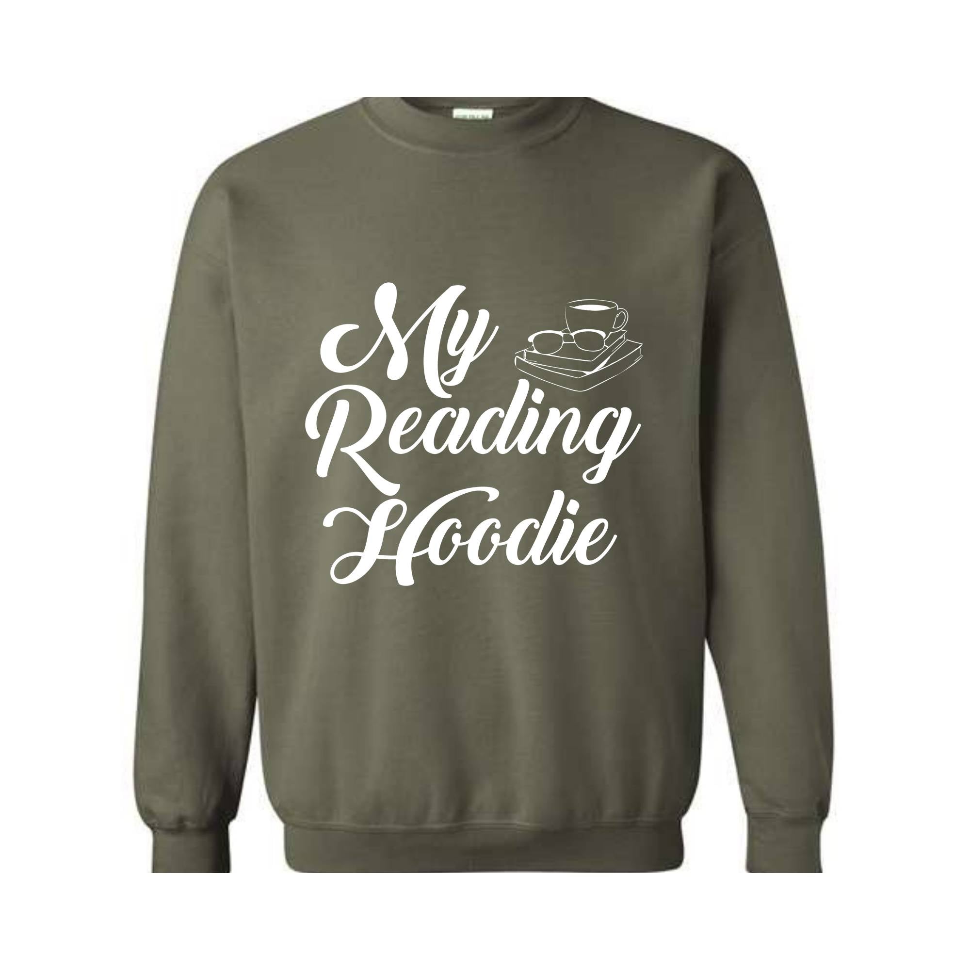 My Reading Hoodie, Cute Teacher Sweatshirt, Bookish Sweatshirt, Bookworm Hoodie, Gift for Readers, Librarian Hoodie