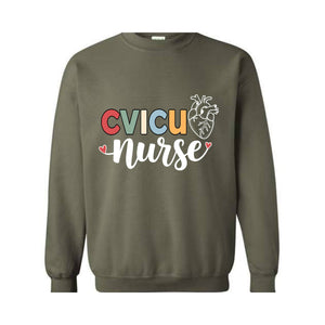 CVICU Nurse Sweatshirt, Cardiovascular ICU Nurse Hoodie, CVICU Nursing Gifts, Cardiovascular Intensive Hoodie, Cvicu Graduation Hoodie