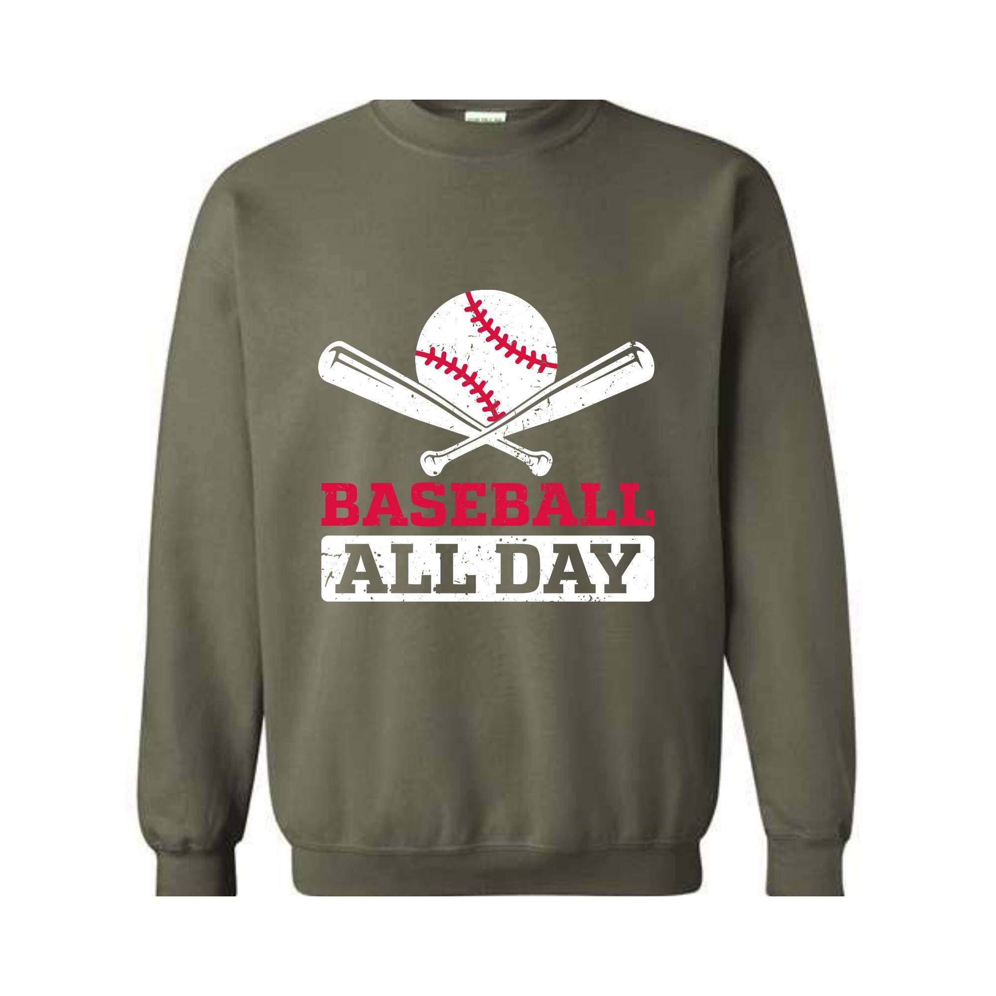 Baseball All Day Sweatshirt, Vintage Sweatshirts, Baseball Sweatshirt, Retro Baseball Sweatshirt, Retro Sweatshirts