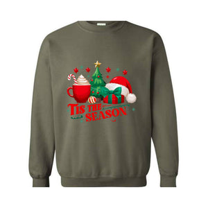 Tis The Season Sweatshirt, Christmas Tis The Season Sweatshirt, Merry Christmas Shirt, Christmas Sweatshirt, Cute Winter Sweatshirt