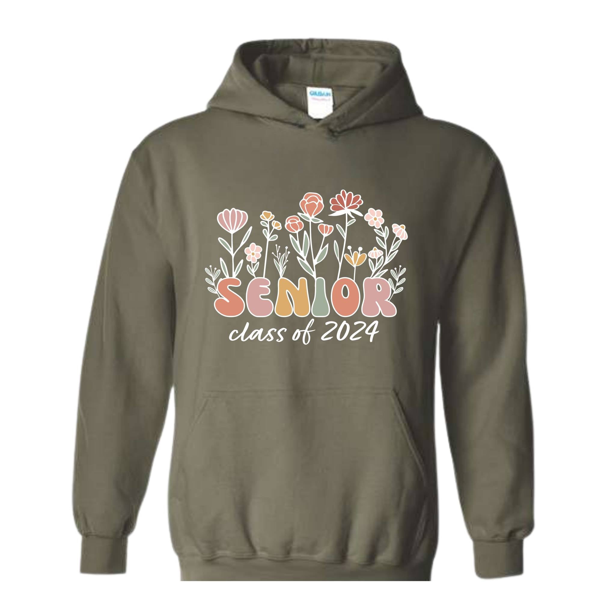 Senior Class of 2024 Sweatshirt, Senior Hoodie, Class of 2024 Sweater, Graduation 2024, High School Sweater, University 24 Hoodie