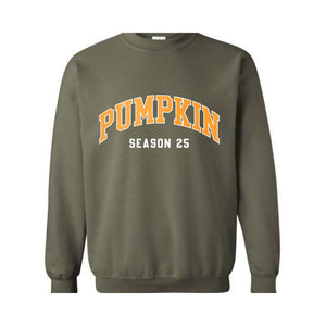 Pumpkin Season 25 Sweatshirt, Cute Fall Sweatshirt, Fall Gifts, Autumn Sweatshirt, Thanksgiving Gift, Halloween Sweatshirts For Women