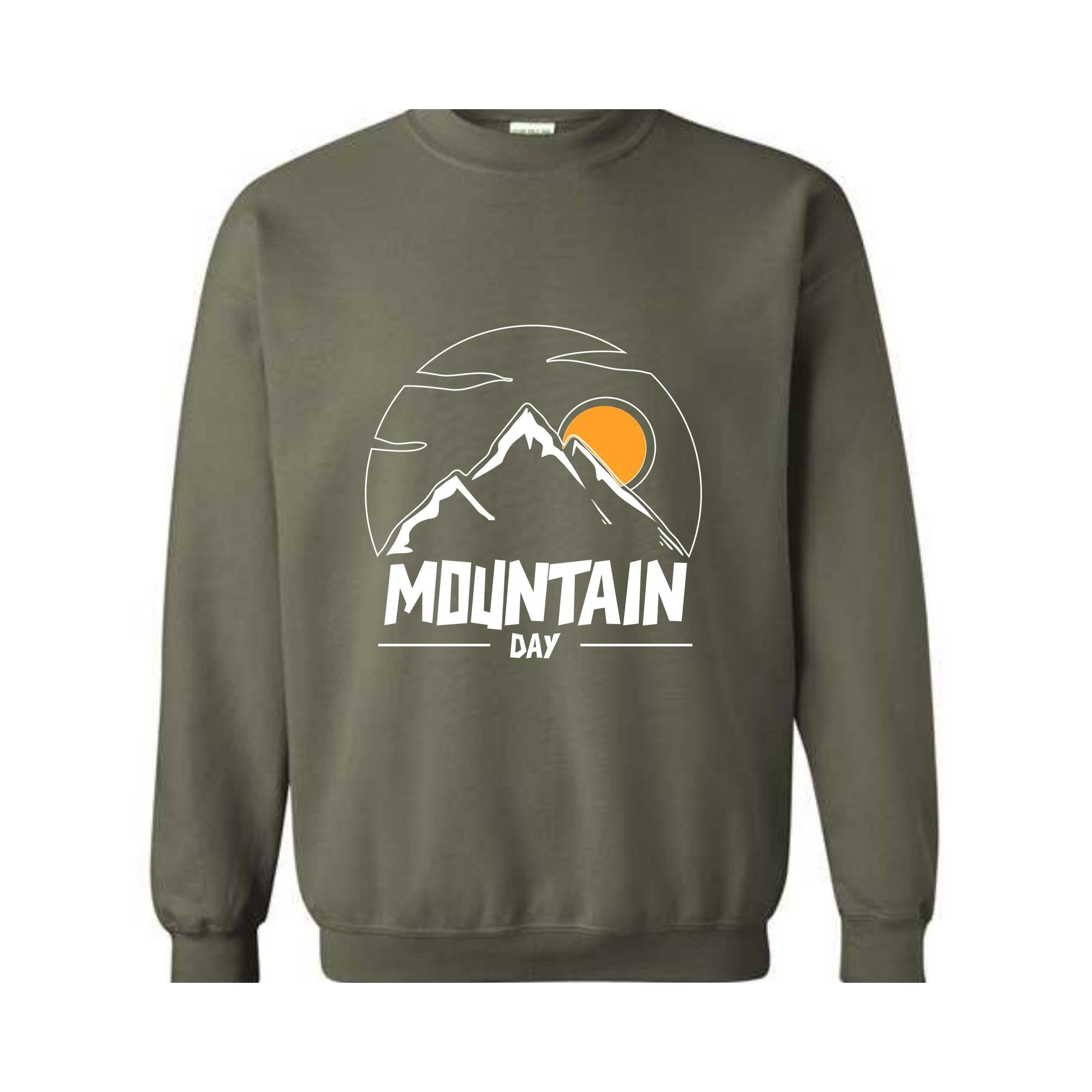 Mountain Day Sweathirt, Happy Weekend Sweatshirt, Positive Sweatshirt, inspirational Sweater, Good Vibes Hoodie