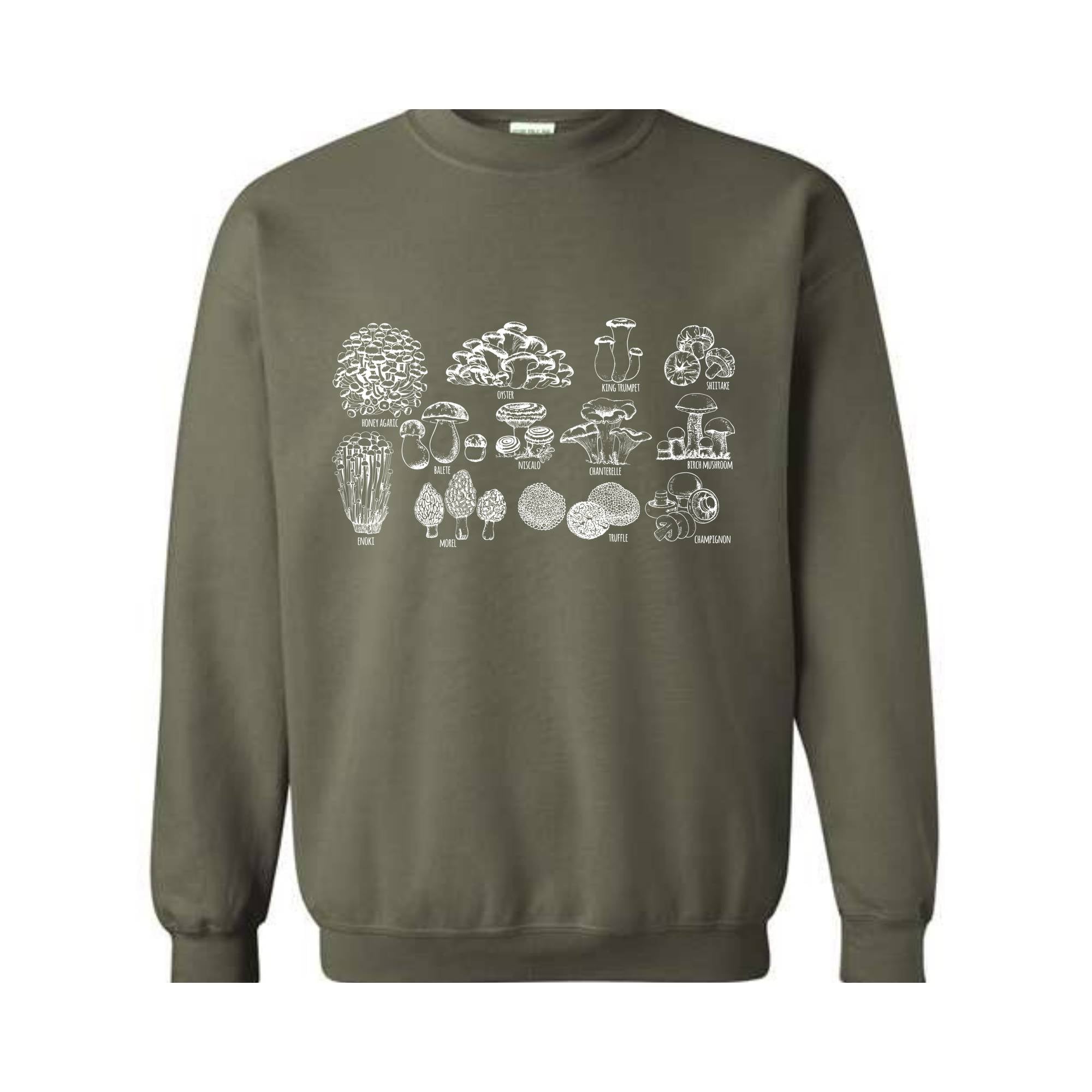 Vintage Mushroom Sweatshirt, Nature Lover Sweatshirt, Mushroom Collector Sweatshirt, Gardener Sweatshirt, Cottage Core Sweatshirt