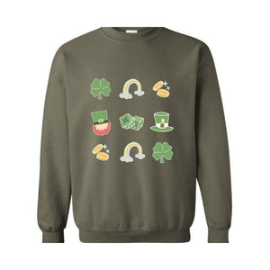 Retro St. Patrick's Day Sweatshirt, St. Patrick's Day Carnival, Saint Patrick's Sweater, Lucky Apparel