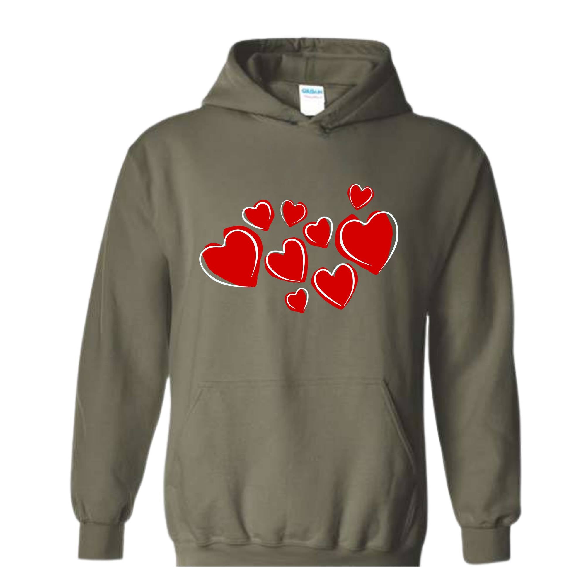 Heart Hoodie, Valentine Hoodie, Cute Valentine Hoodie, Valentine's Day Hoodie, Love Hoodie