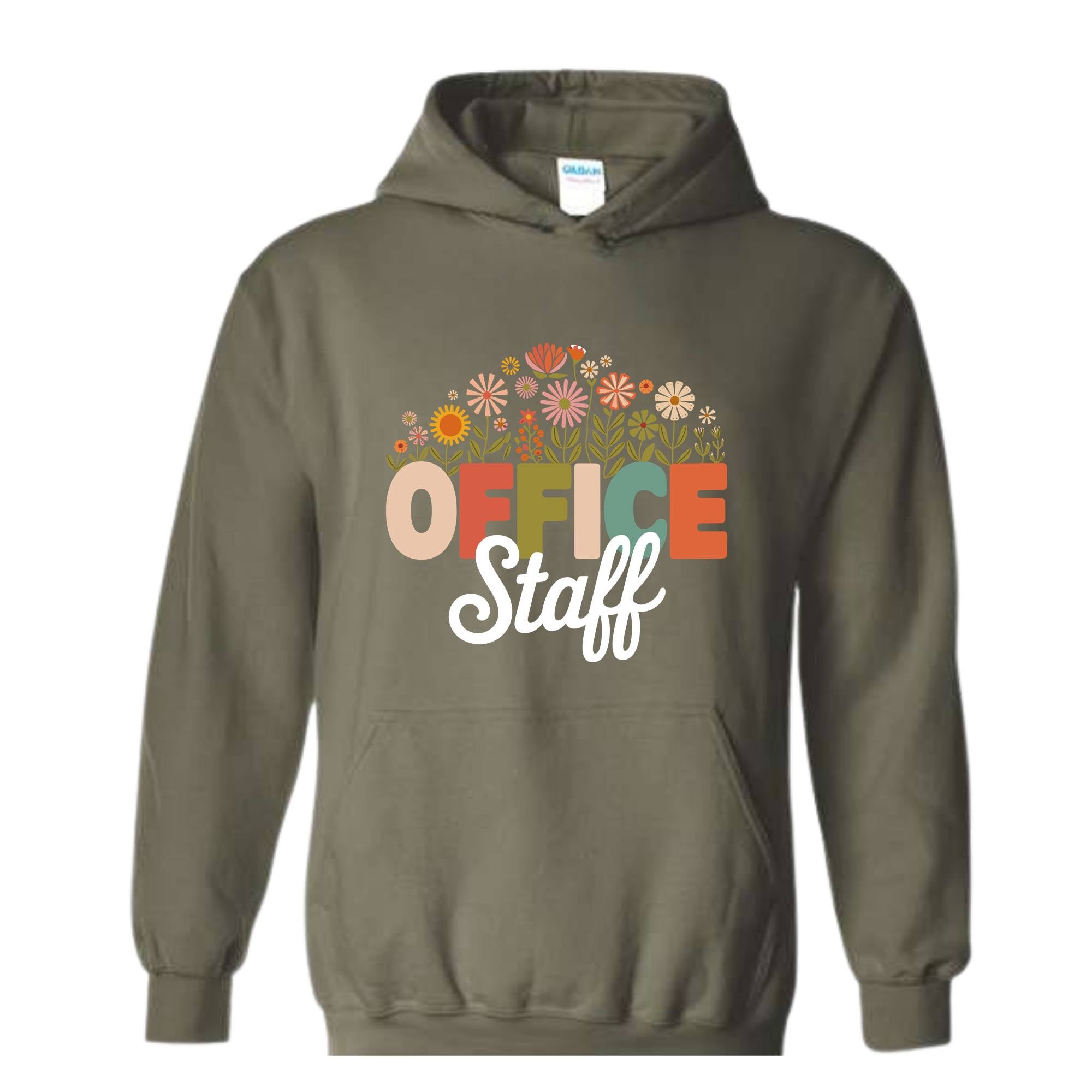 Office Staff Hoodie  , Wildflowers Office Staff Hoodie, Office Lady Hoodie, Secretary Hoodie, Receptionist Team Hoodie