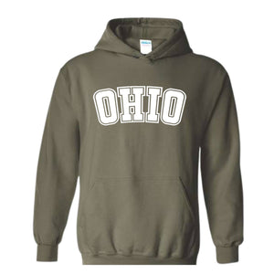 Ohio State Crewneck Hoodie, Vintage Gift for Ohio Lover, Ohio Hoodie, Ohio Sweater, Ohio State, Ohio Gift, Ohio Crewneck,