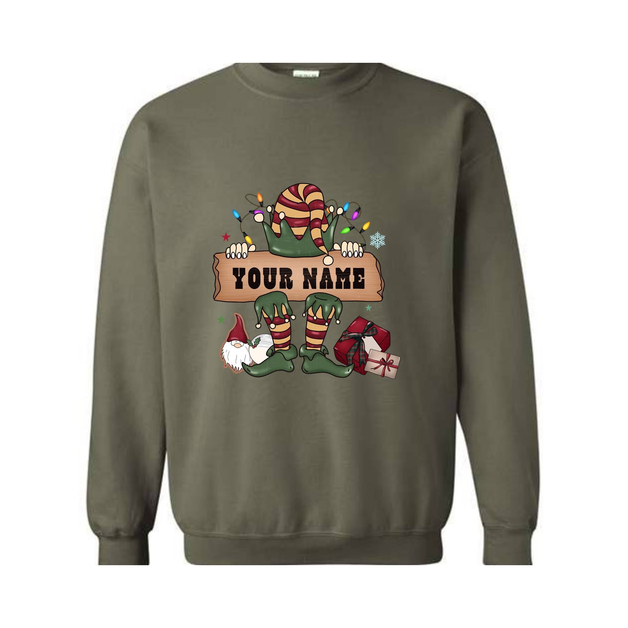 Personalized Christmas Sweatshirt, Custom Christmas Sweatshirt, Custom Sweatshirt