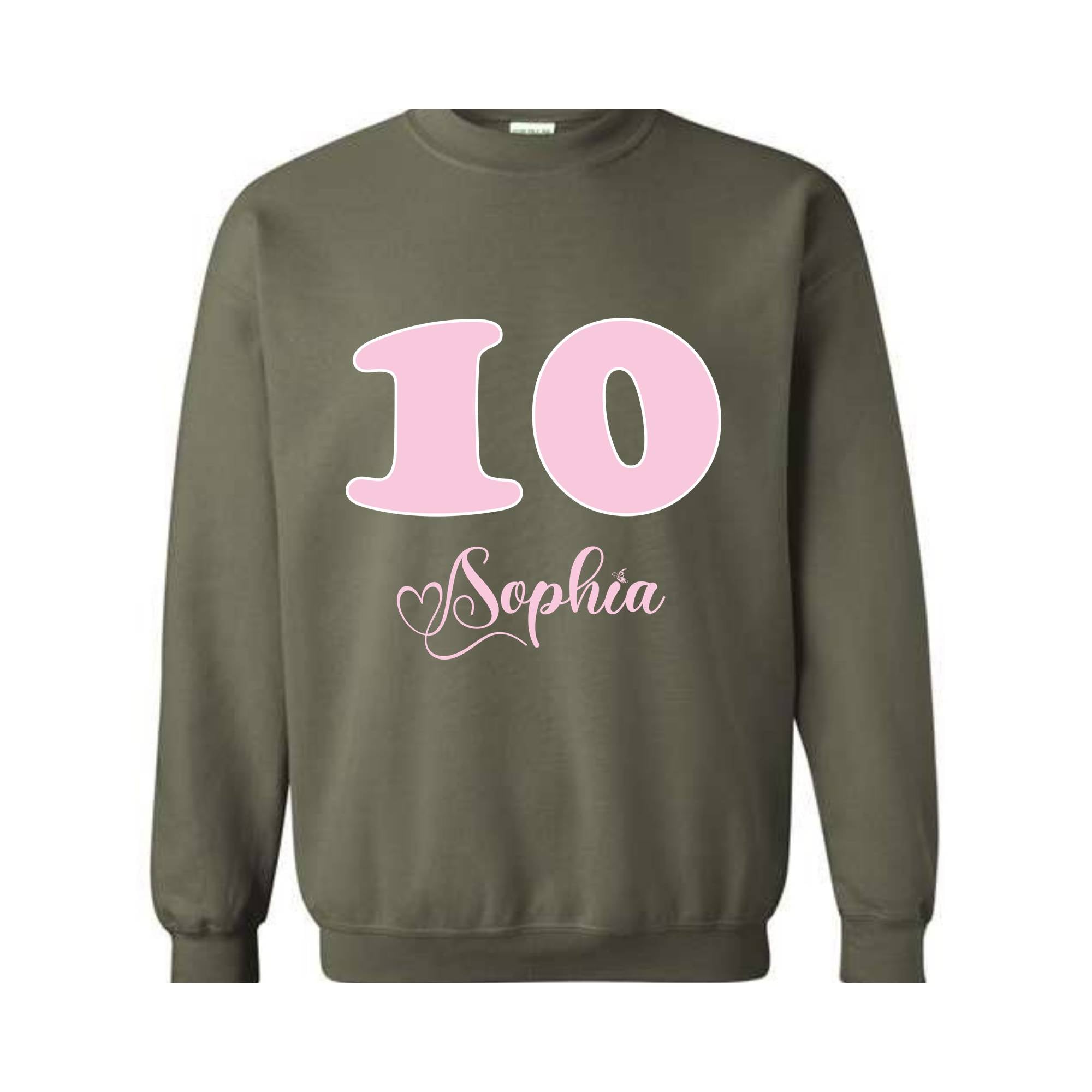 Custom Birthday Sweatshirt, It's Me Hi I'm The Birthday Girl It's Me, Custom Birthday Sweetshirt