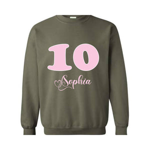 Custom Birthday Sweatshirt, It's Me Hi I'm The Birthday Girl It's Me, Custom Birthday Sweetshirt