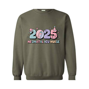 2025 Neonatal ICU Nurse Sweatshirt, Care Nurse Gifts