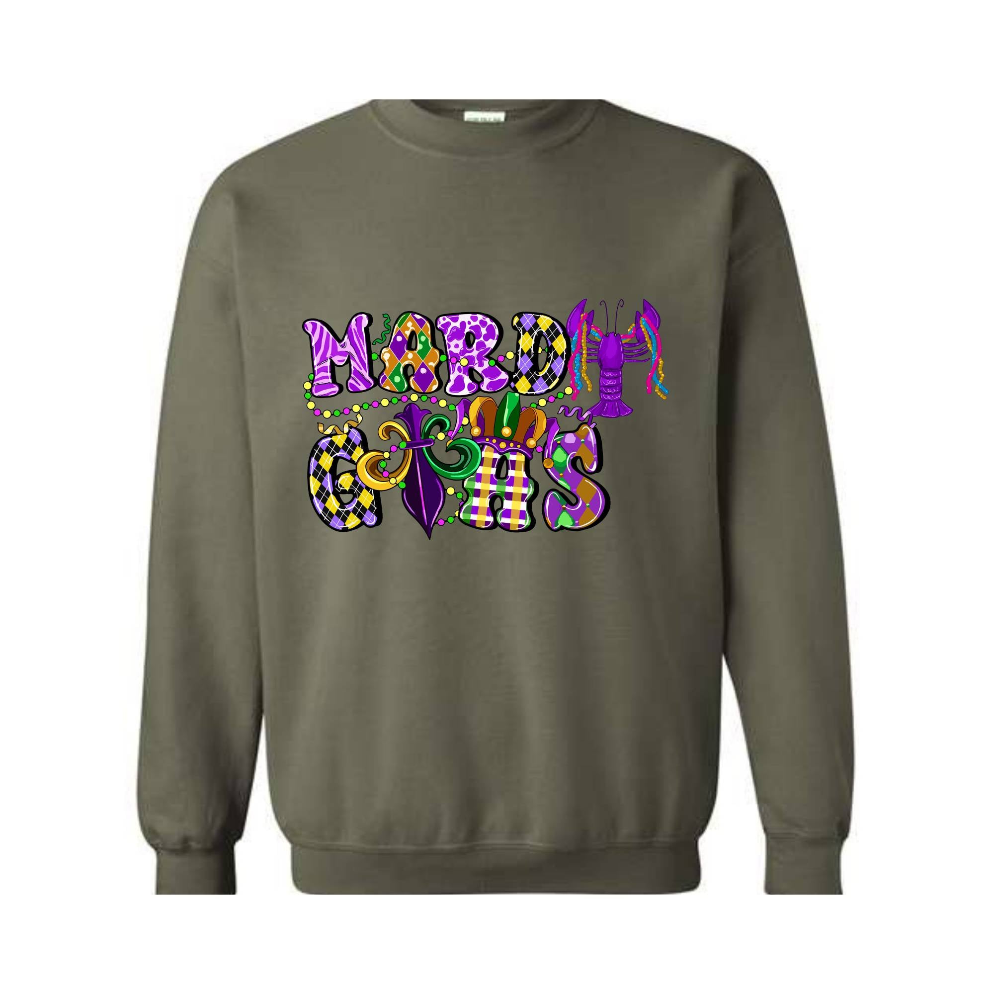 Mardi Gras Celebration Sweatshirt, Festival Hoodie, Carnival Sweatshirt, Party Wear, Mardi Gras Gift