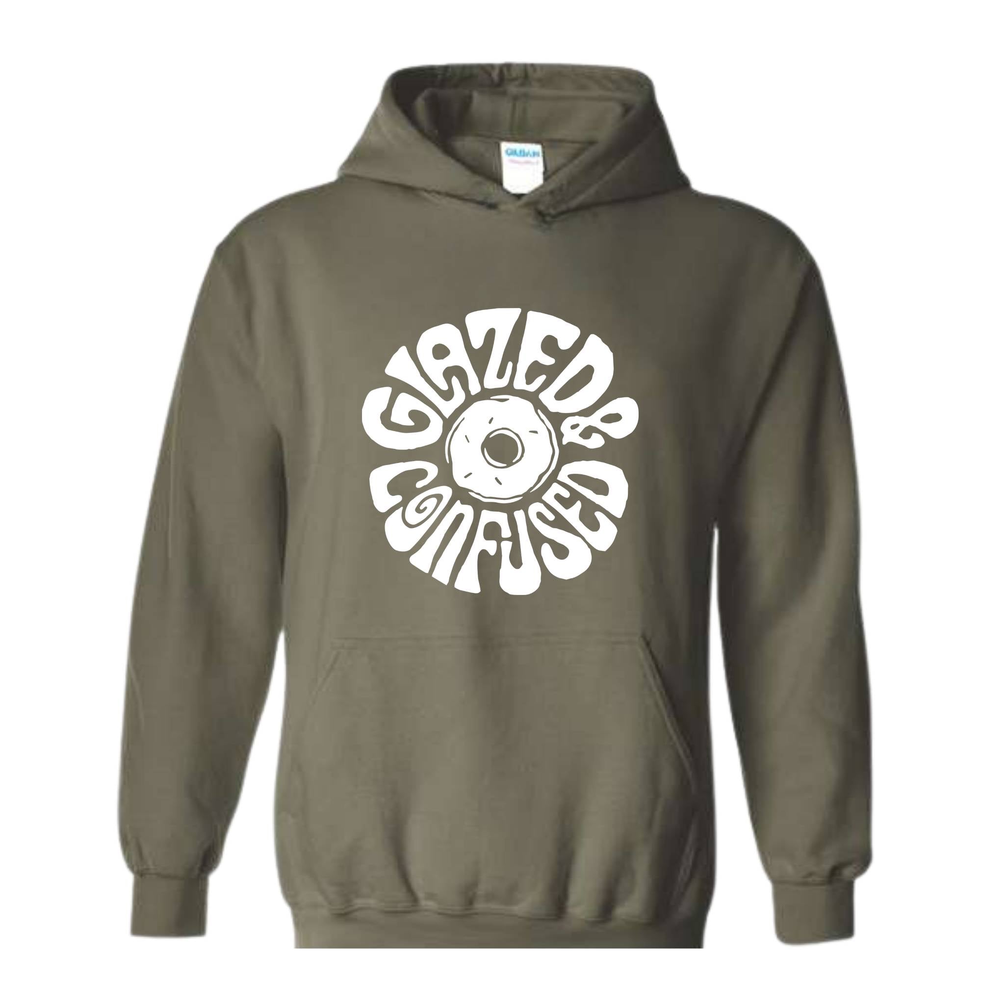 Glazed and Confused Donut Hoodie, Doughnut Shirt, Donut Shirt, Doughnut Hoodie, Food Pun Shirt, Baker Gift, Baker Hoodie, Donut Tee