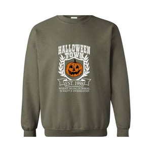 Halloween Town University Sweatshirt, Halloween Town EST 1998 Sweatshirt, Halloween Sweatshirt, Fall Sweatshirt