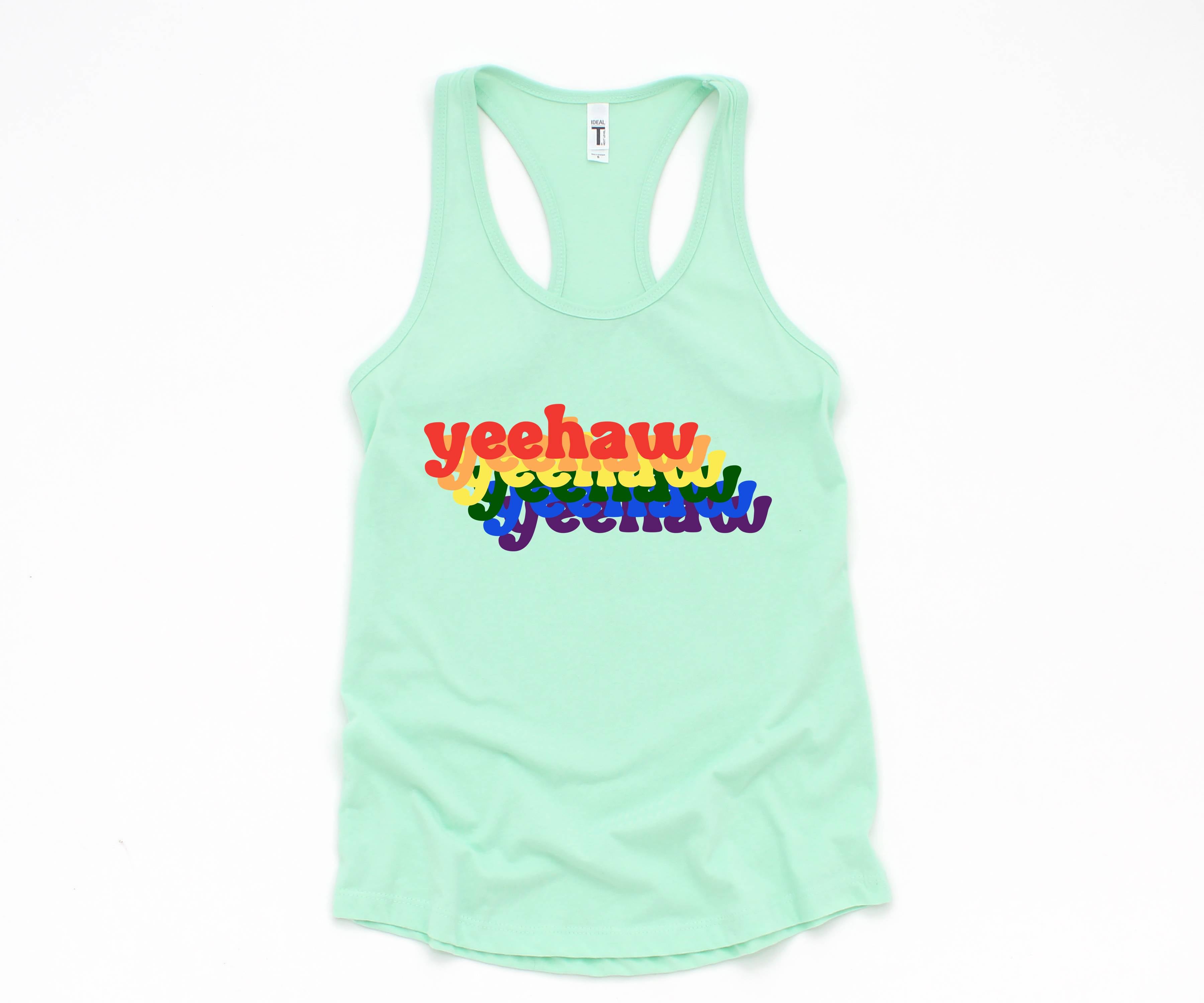 Yeehaw LGBT Tank Top, Pride Month Tank Top, Rainbow Pride Tank Top, Love Is Love Tank Top, Equal Rights Tank Top, Gift For LGBT Support