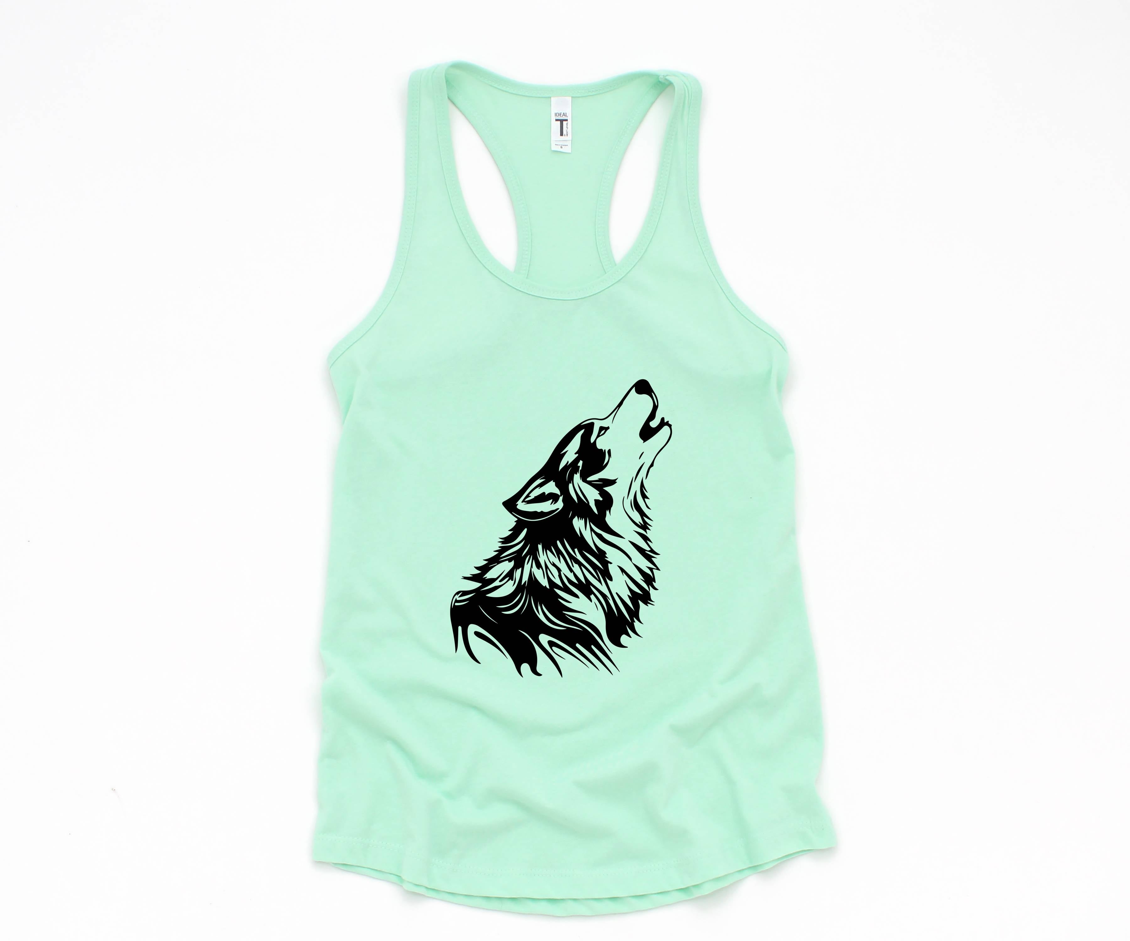 Wolf Tank Top, Howling Wolf Tank Top , Wolves Tank Top, Animal Tank Top, Camp Tank Top, Girls Tank Top, Gift for Mom