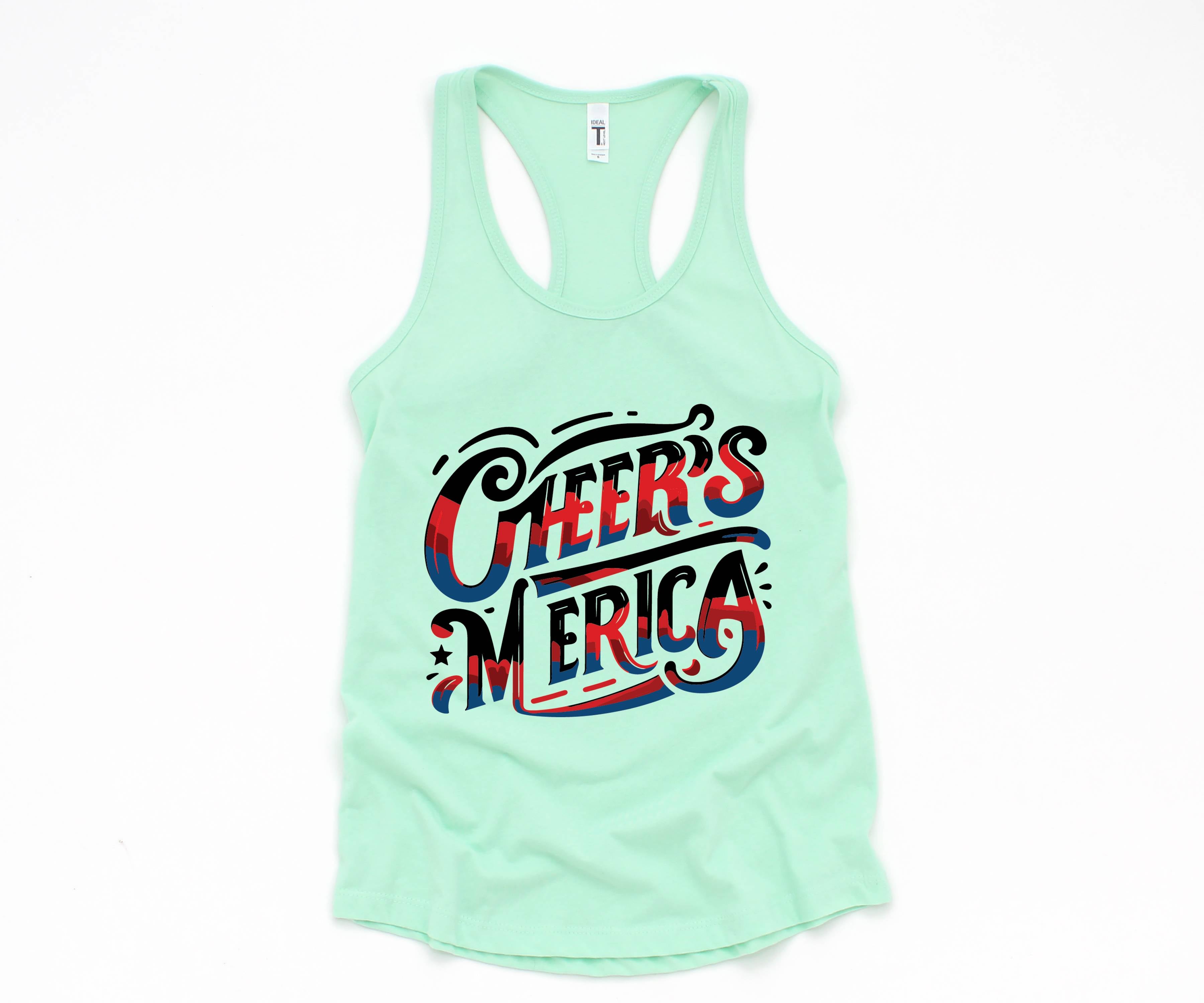 Cheers Merica Tank Top, 4th Of July Tank, Red White And Blue Tank Top, Merica Tank Top, summer tank tops, usa patriotic shirts