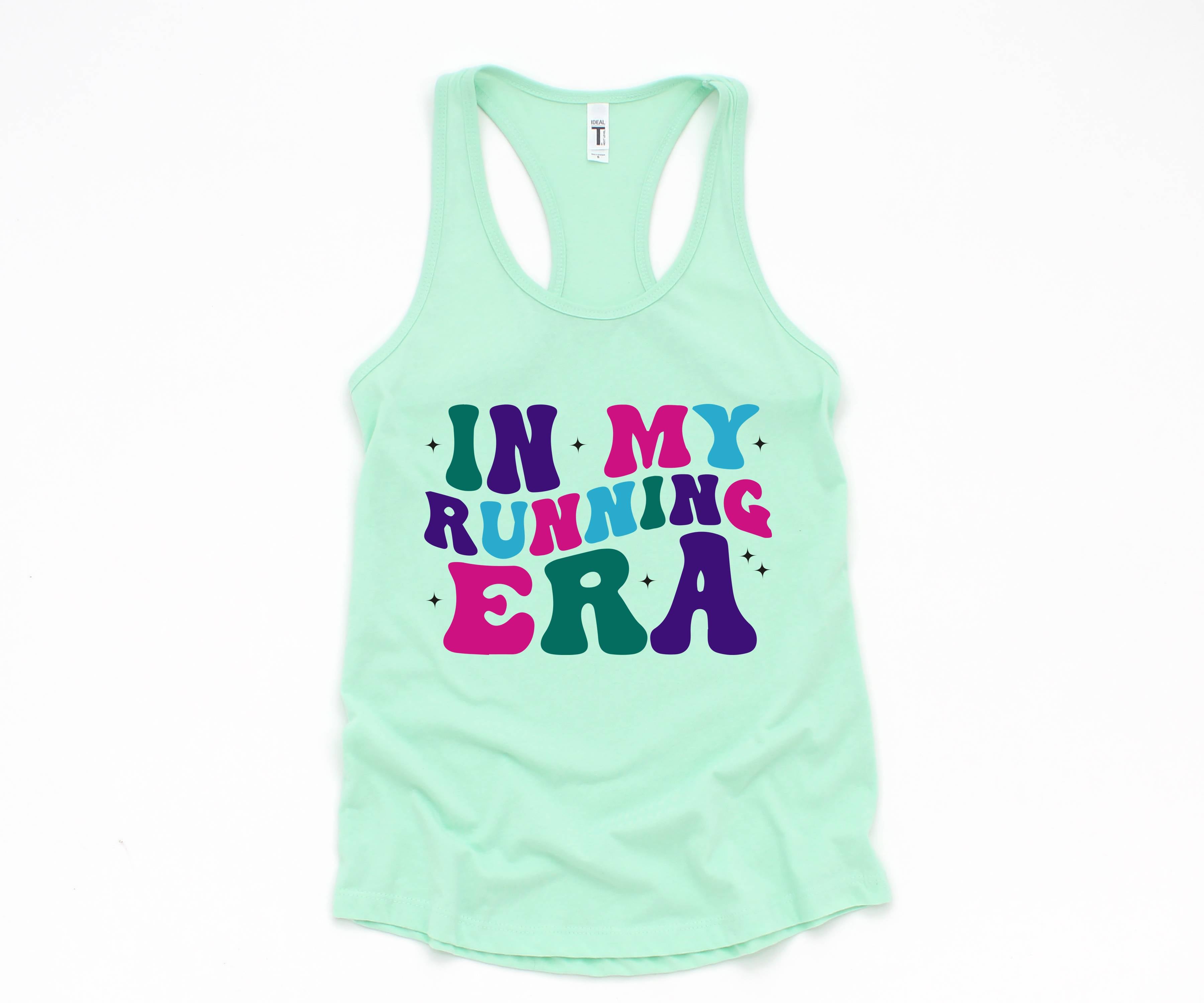 In My Running Era Tank Top, Runners Shirt, Gift for Runner, Friend Gift, Runner Gift, Running Tank, Racerback Tank Gift