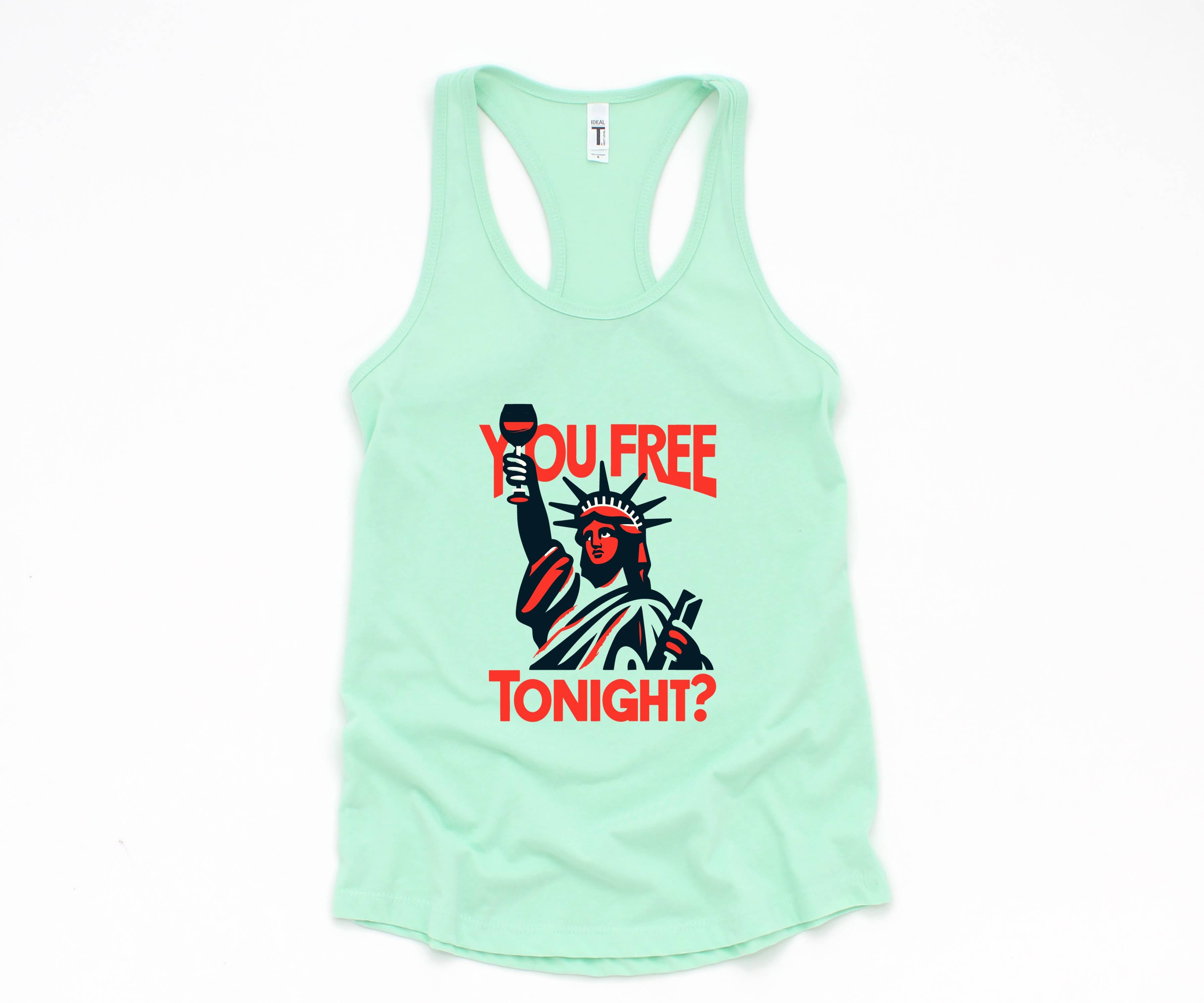 Are You Free Tonight Tank, 4th Of July Tank, Statue of Liberty 4th of July Tank Top, America Tank Tops