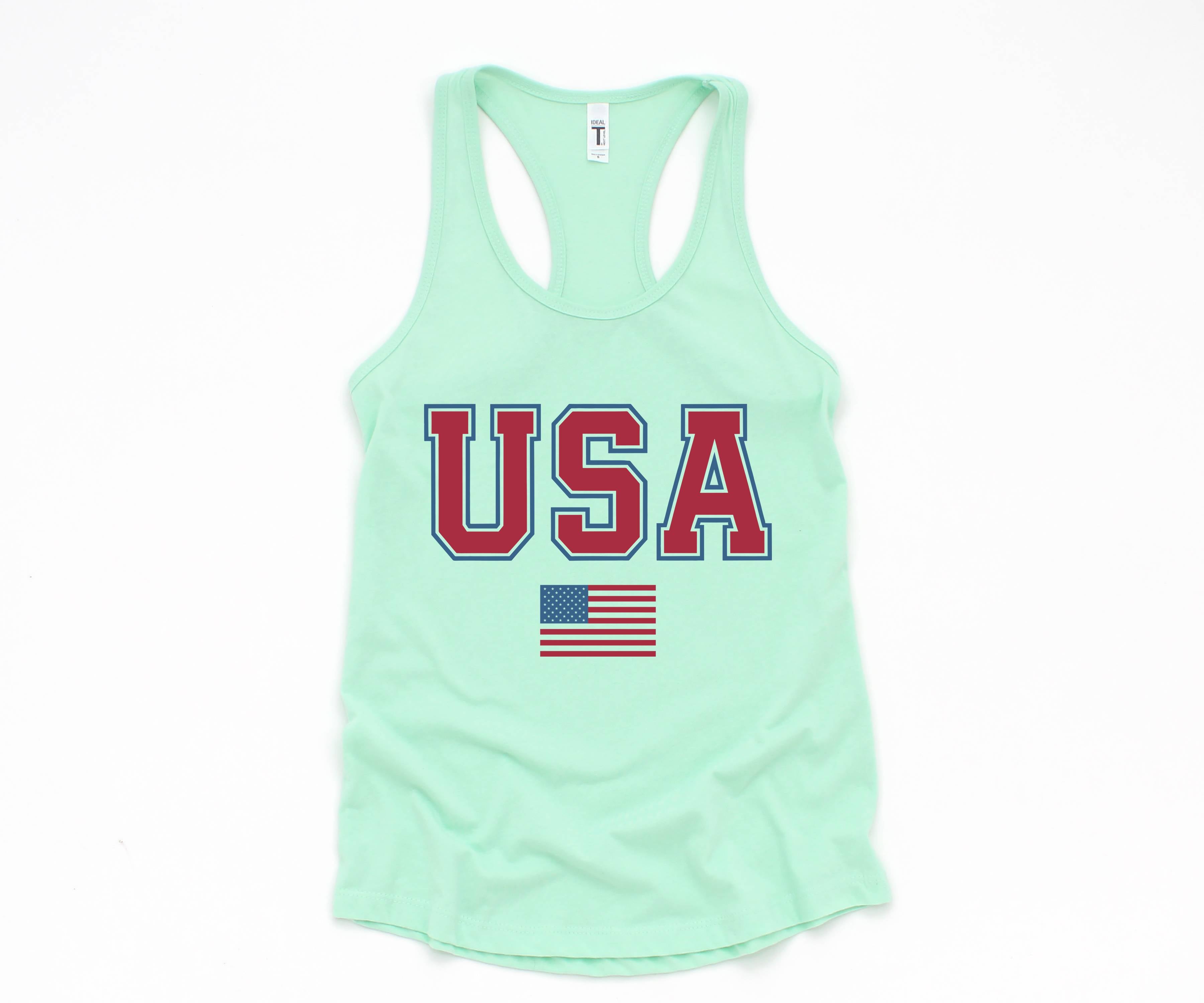 Vintage USA Flag Tank Top, 4th of July Tank, 4th of July Gifts, Vintage Tank Top, USA Apparel, Independence Day Tank Top