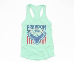 Freedom Is Not Free Tank Top, July 4th Tank Top, USA Tank Top, Fourth Of July Outfit, Patriotic Top, Independence Day, 4th Of July Tank Top