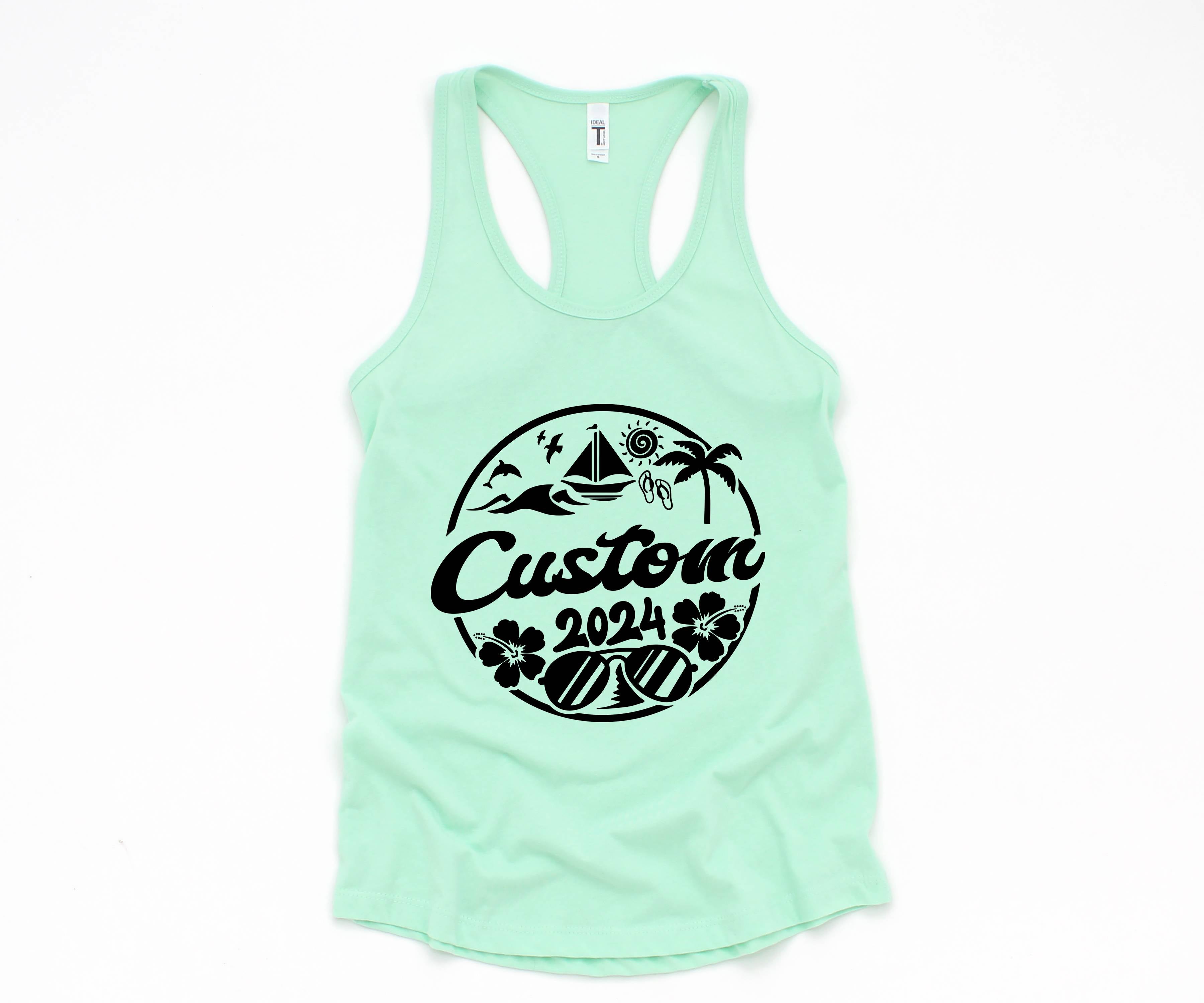 Custom Beach Trip Tank, Personalized Beach Trip Tank, Beach Fan Tank Top, Holiday Tank, Custom Vacation Tank, Custom Travel Tank