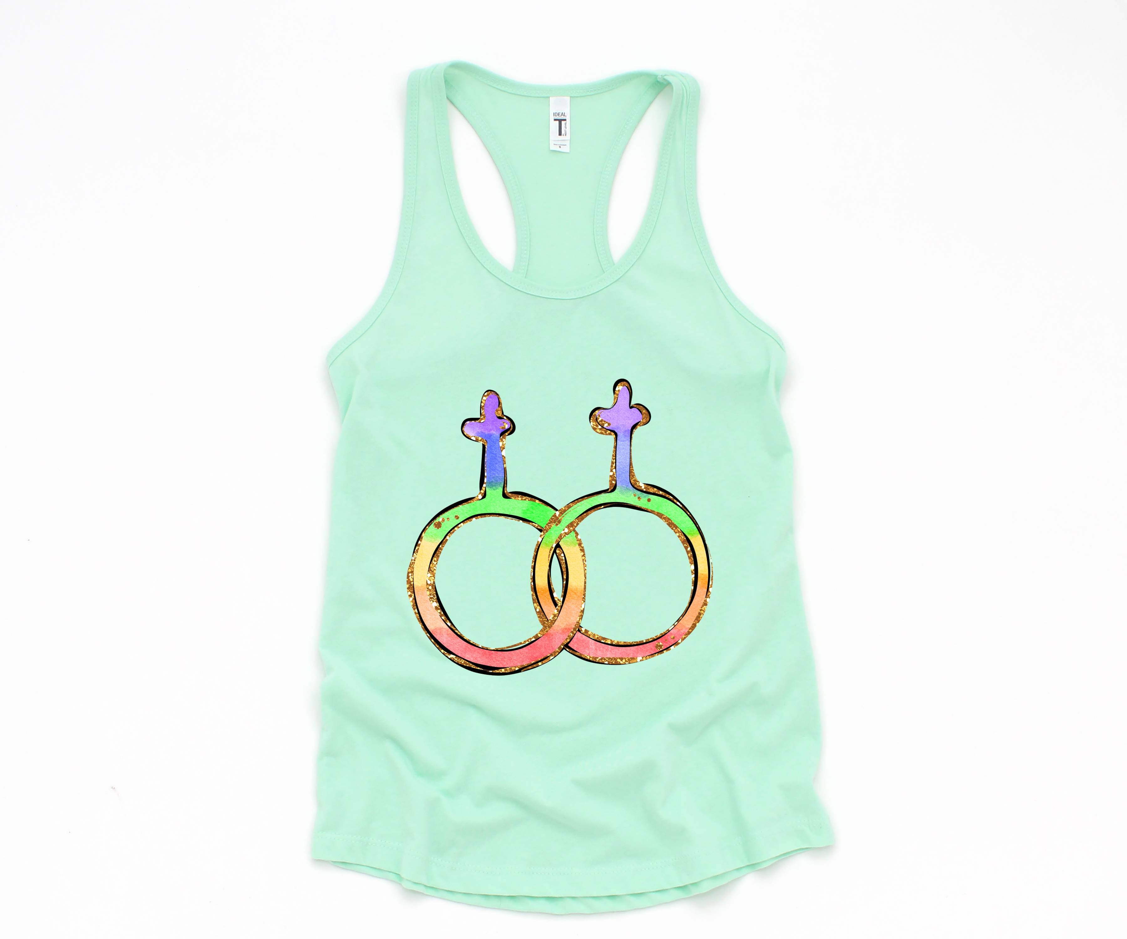 Lesbian Tank Top, LGBTQ Pride Tank Top, Gay Pride Tank Top, Pride Month Tank Top, Love Is Love Tank Top, Female Symbol Tank Top