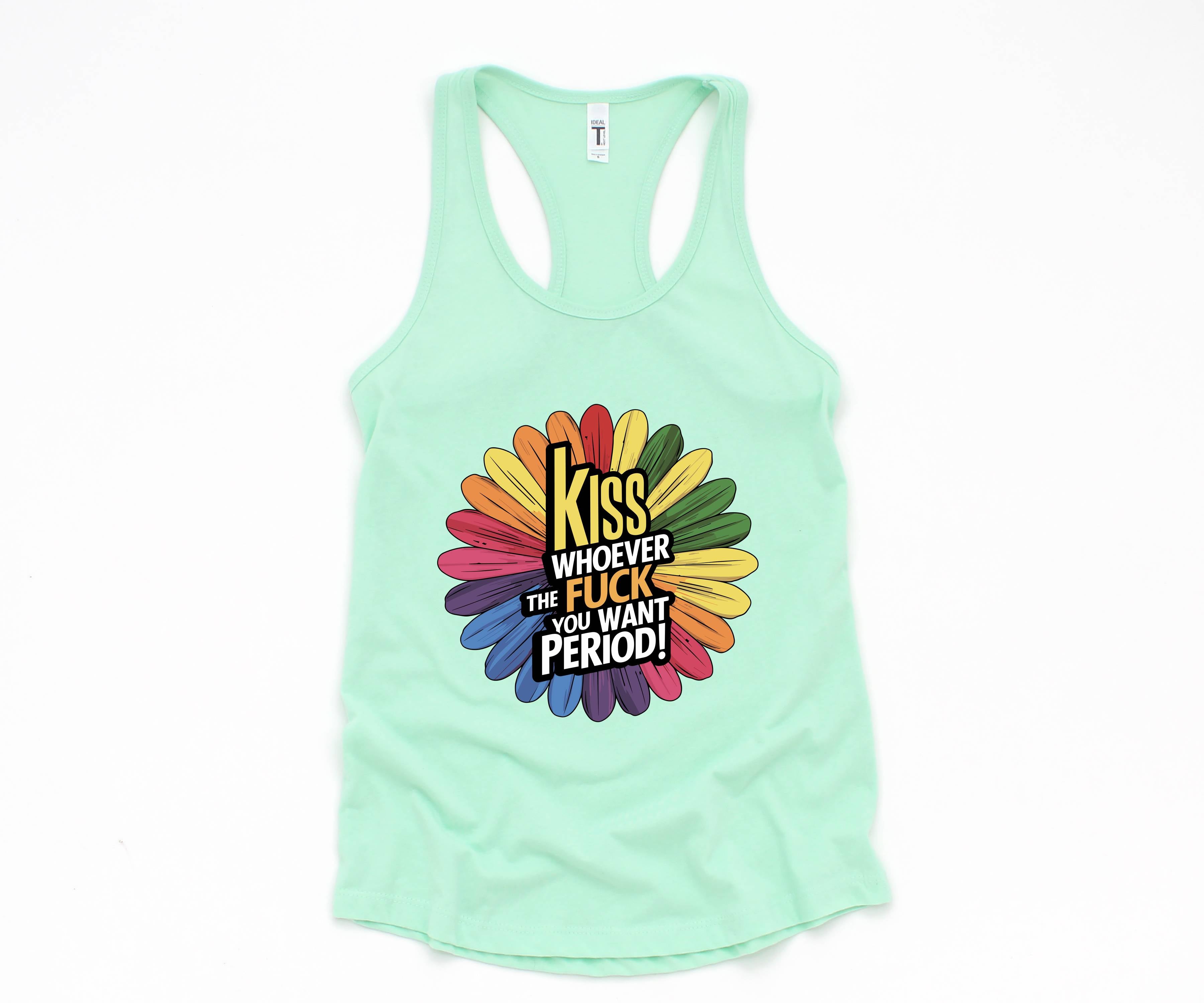 LGBTQ Pride Tank Top, Rainbow Colors Pride Tank, Equality Tank, Colorful LGBT Couple Tank, LGBTQ Support Tank, Unisex Tank Top