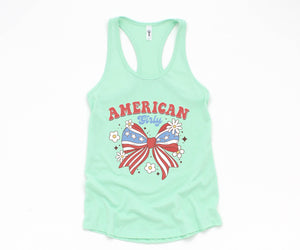 American Girl Tank Top, Fourth Of July Outfit, July 4th Tank, 4th Of July Tank Top, USA Shirt, USA Tank Top, Independence Day Shirt