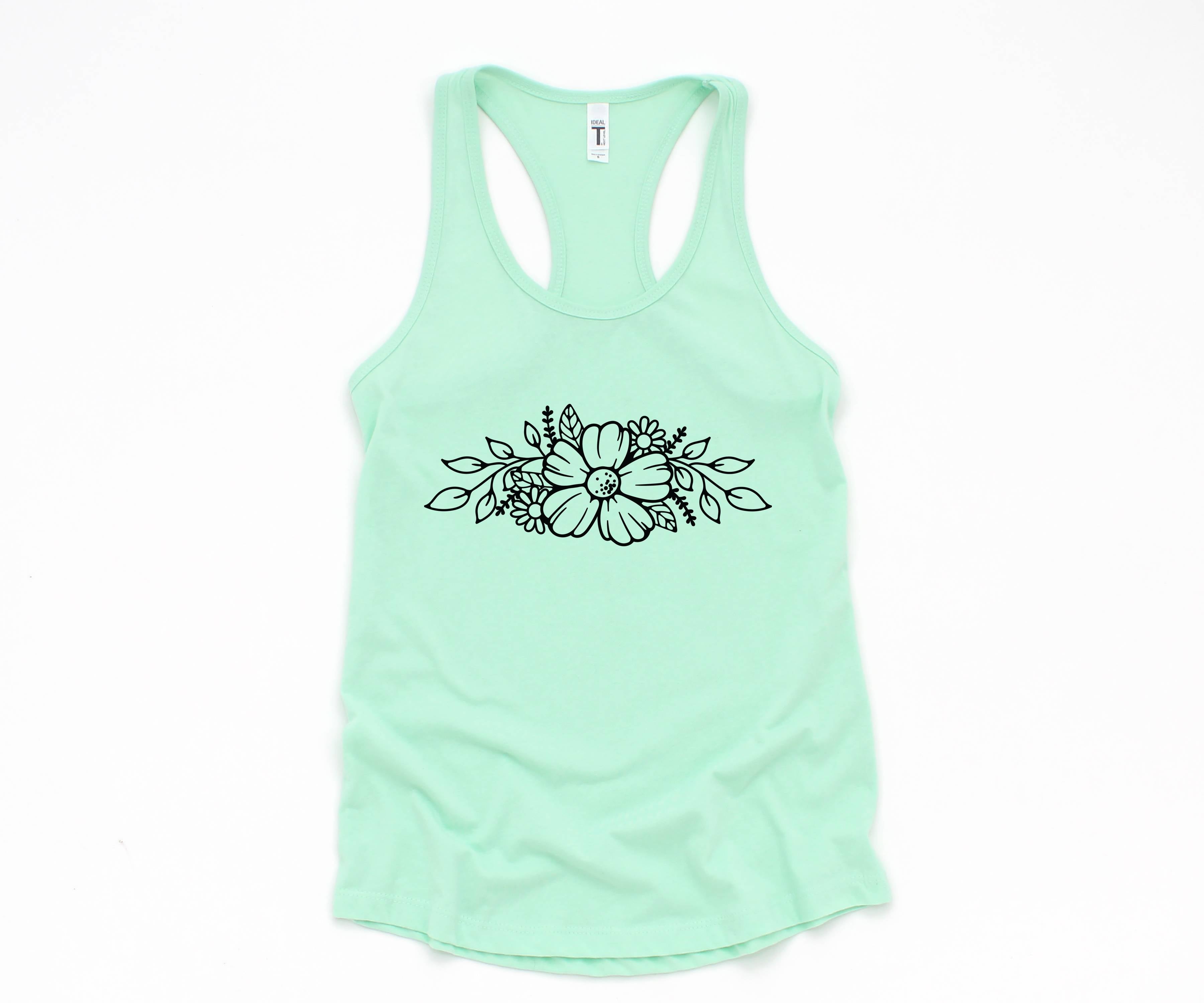 Floral Tank Top, Flowers Tank Top, Nature Tank Top, Mother's Day Tank Top, Flowers Nature Tank Top, Inspiring Tank Top, Boho Tank Top