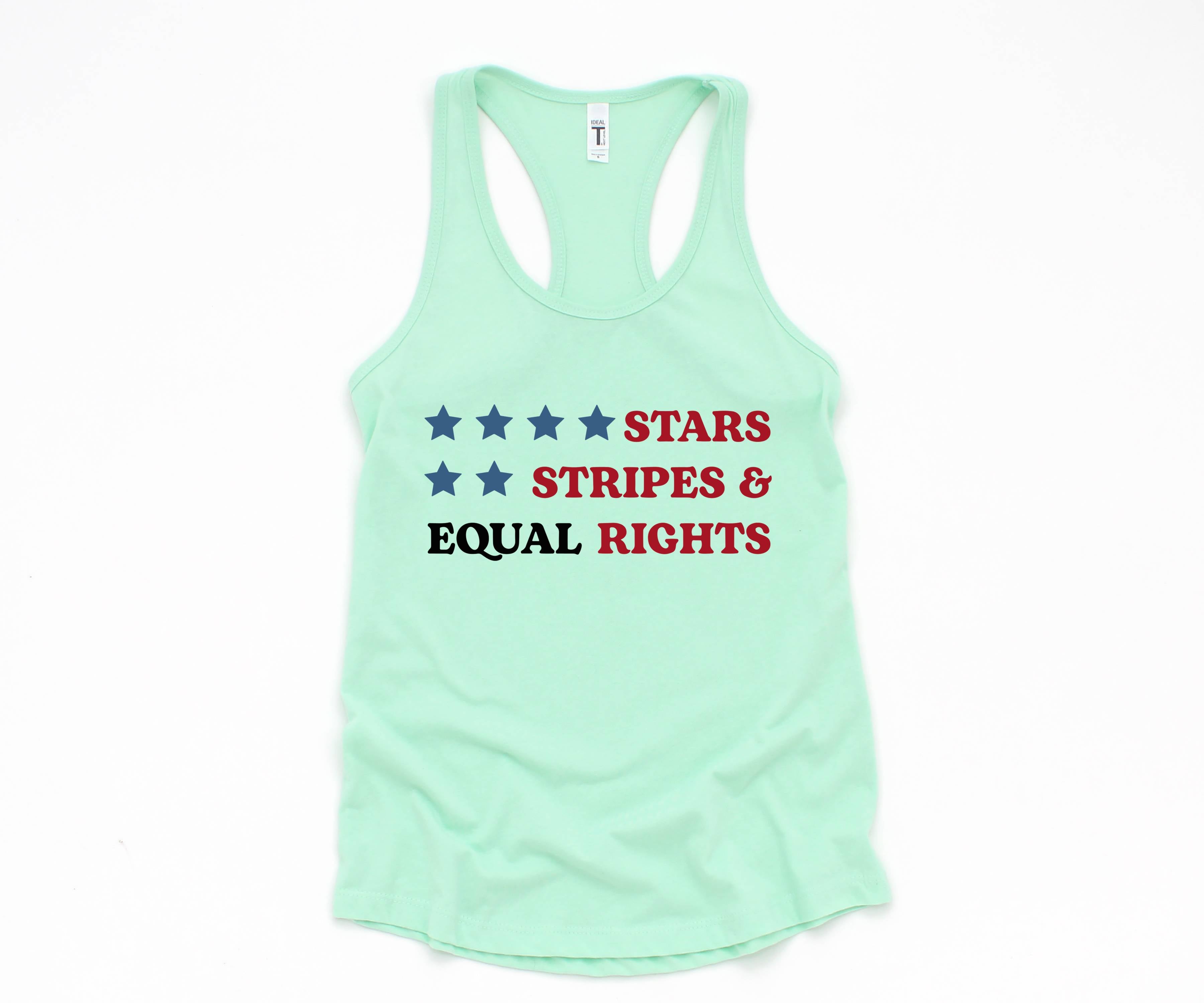 Stars And Strips Equal Rights Tank Top, Reproductive Tank Top, American Tank Top, Stars And Strips Shirt