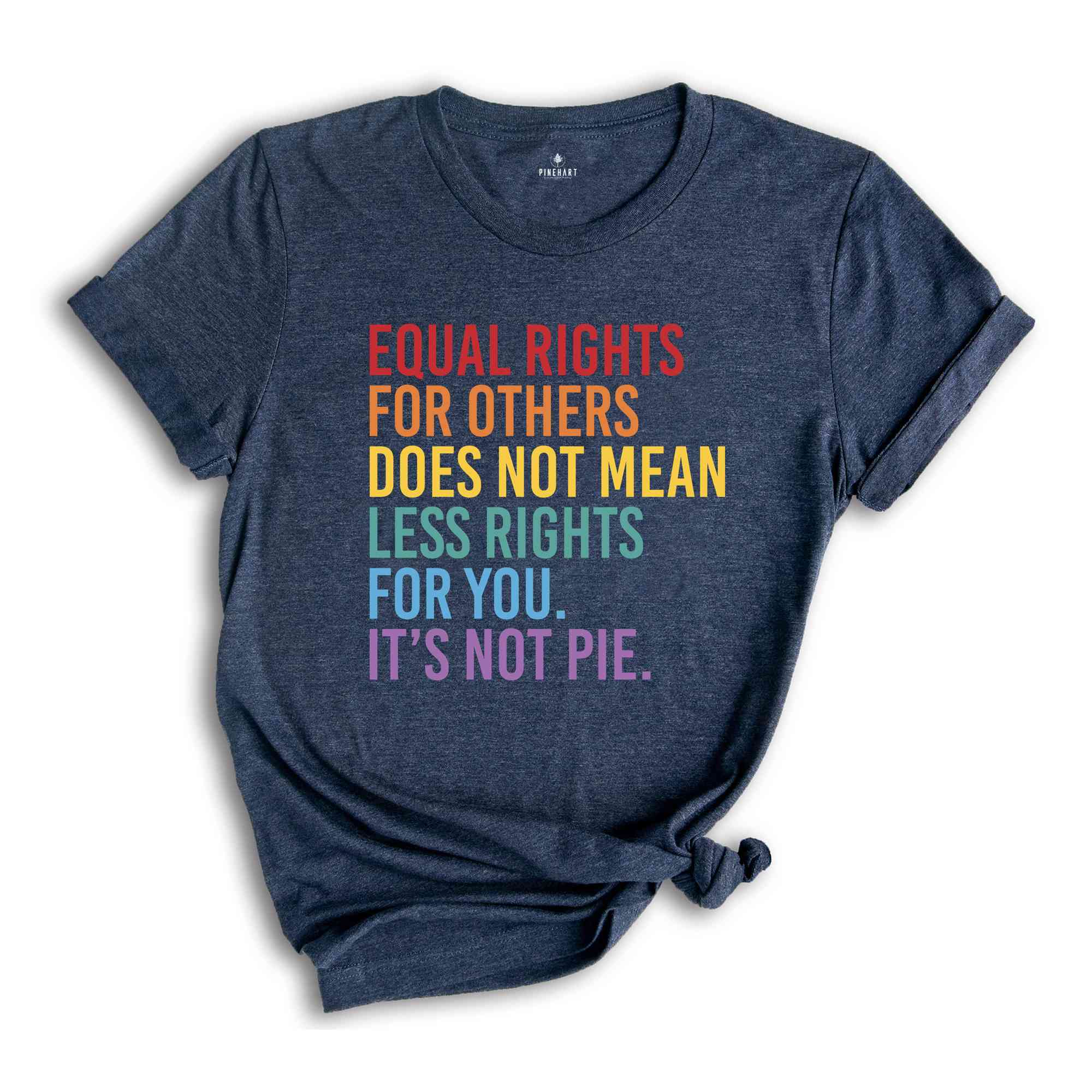 Equal Rights For Others Does Not Mean Less Rights For You It's Not Pie Shirt, LGBTQ Shirt, Love Is Love Shirt, Equal Rights Shirt