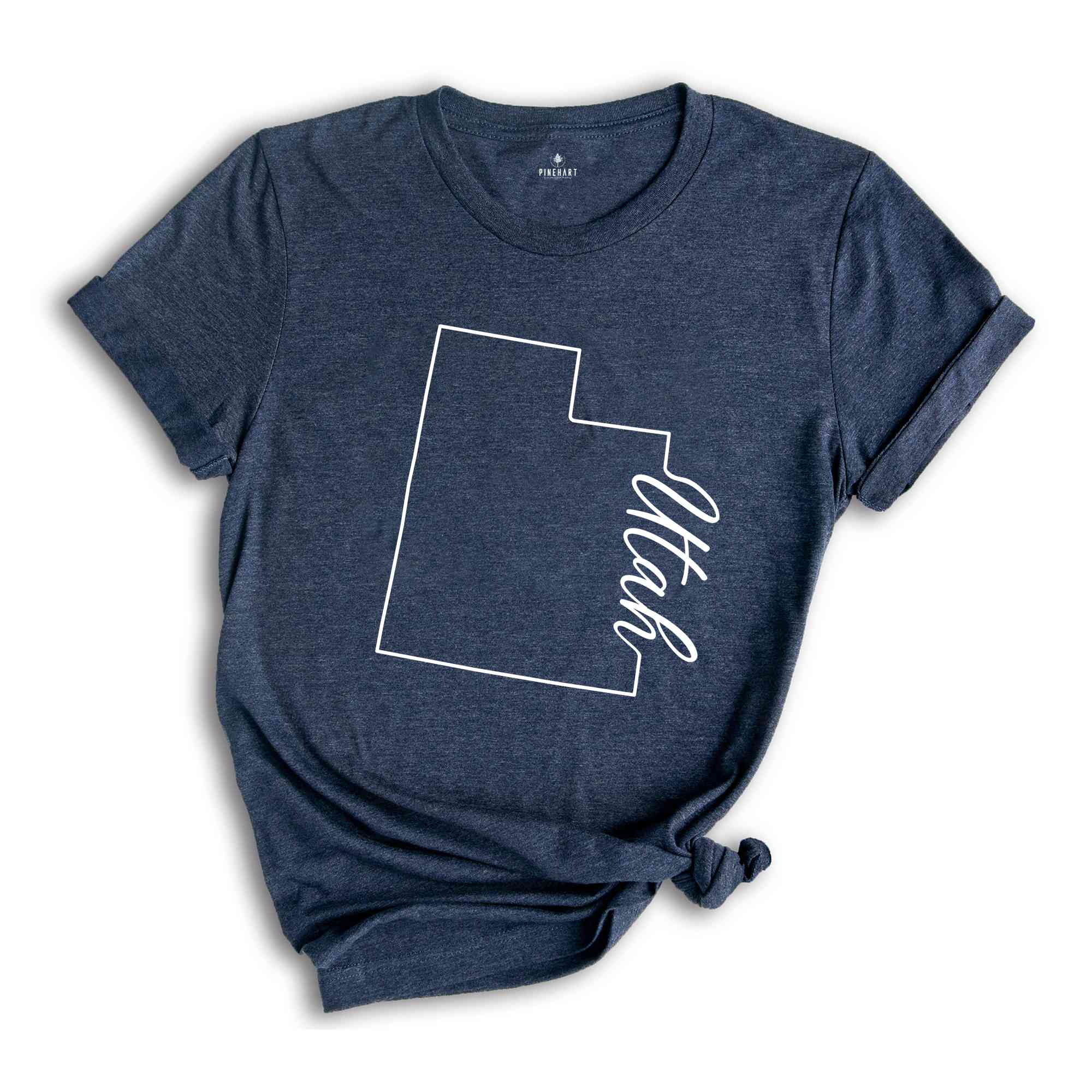 Utah State Shirt, The USA State Shirt, Utah USA Shirt, Utah Map Outline Shirt, US Outline Shirt, United States Shirt