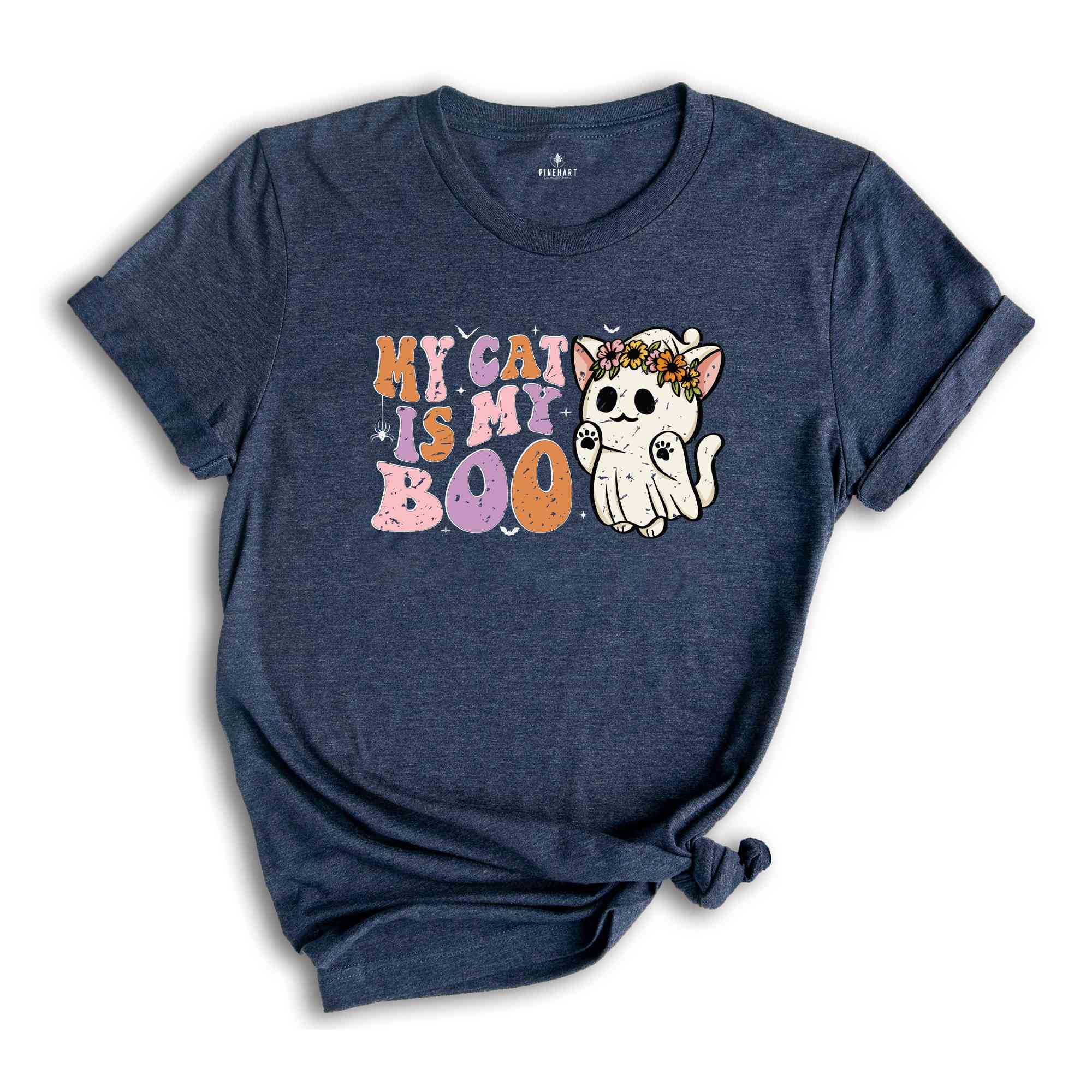 My Cat Is My Boo Shirt, Cute Halloween Shirt, Animal Lover Tee, Halloween Mom Shirt, Cute Halloween Gift, Halloween Cat Shirt