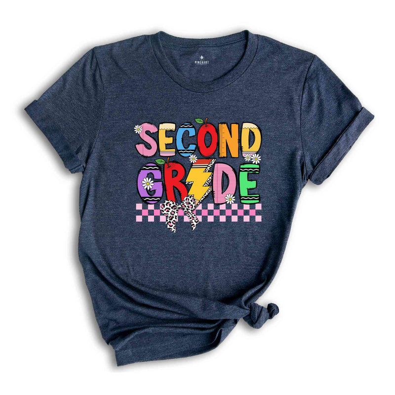 Hello Second Grade Shirt, 2nd Grade Shirt, Back To School Shirt, Second Grade Gift, Second Day Of School Shirt, Second Grade Teacher Shirt