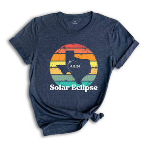 Texas Solar Eclipse T-Shirt, April 8 2024 Solar Eclipse, Total Solar Eclipse Apparel, Solar Eclipse Shirt