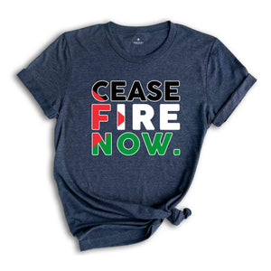 Cease Fire Now Shirt, Free Palestine Shirt, Peace Shirt, Equality Shirt, Activist Shirt, Human Rights Shirt, Social Justice Shirt